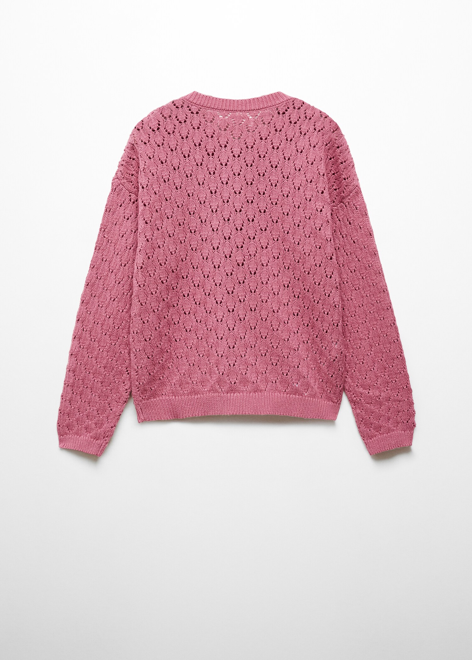 Strickjacke mit Knöpfen - Rückseite des Artikels