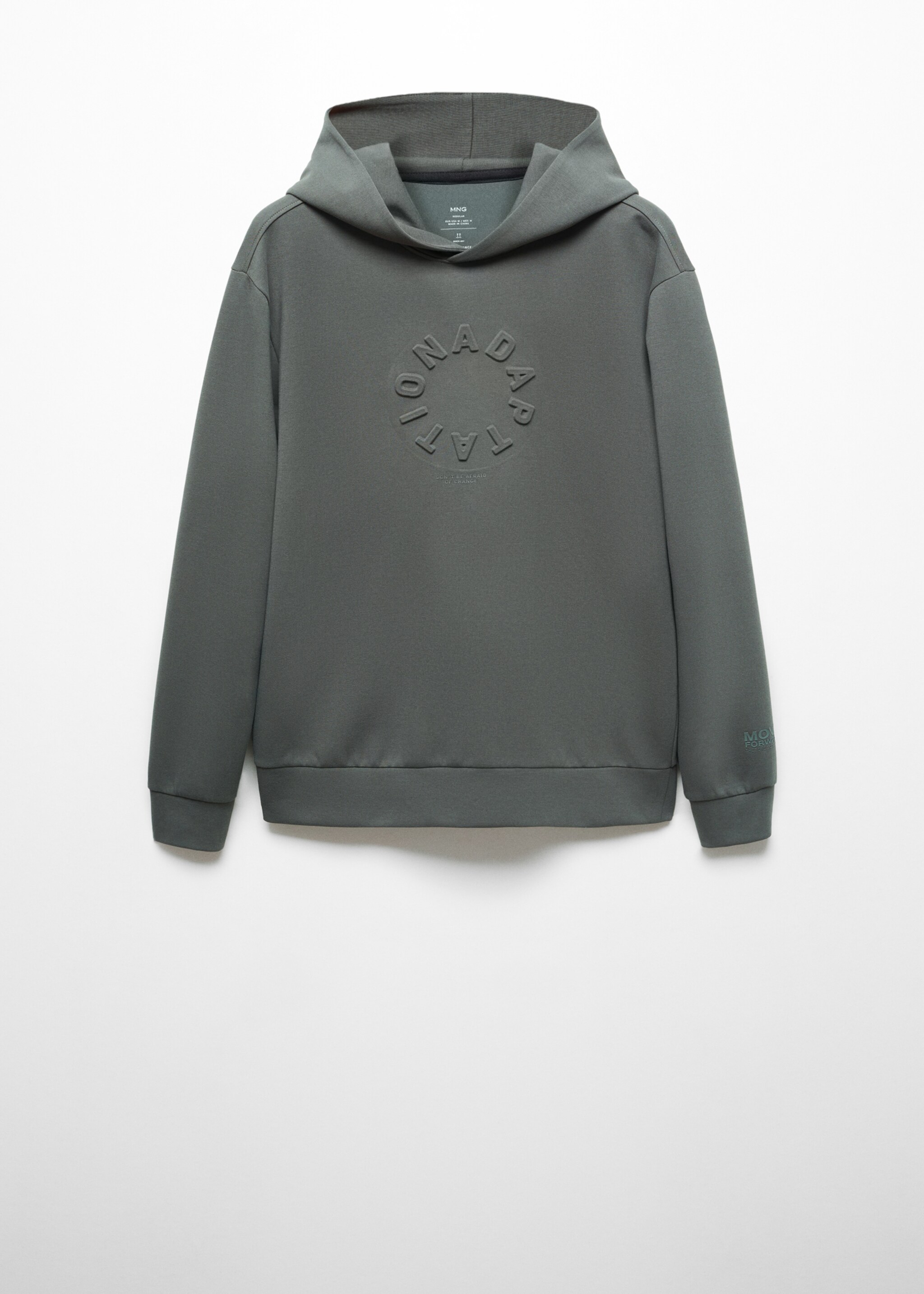 Technical fabric hoodie - Article without model