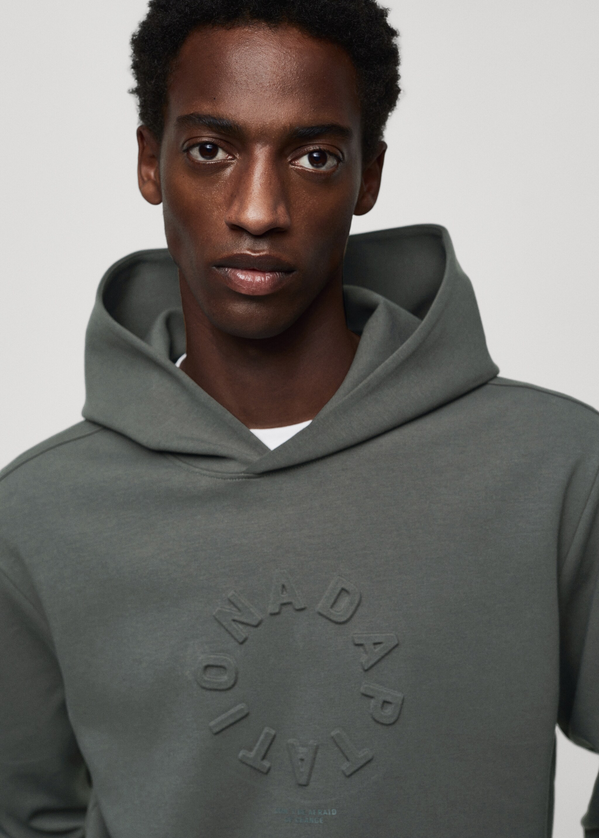 Technical fabric hoodie - Details of the article 1