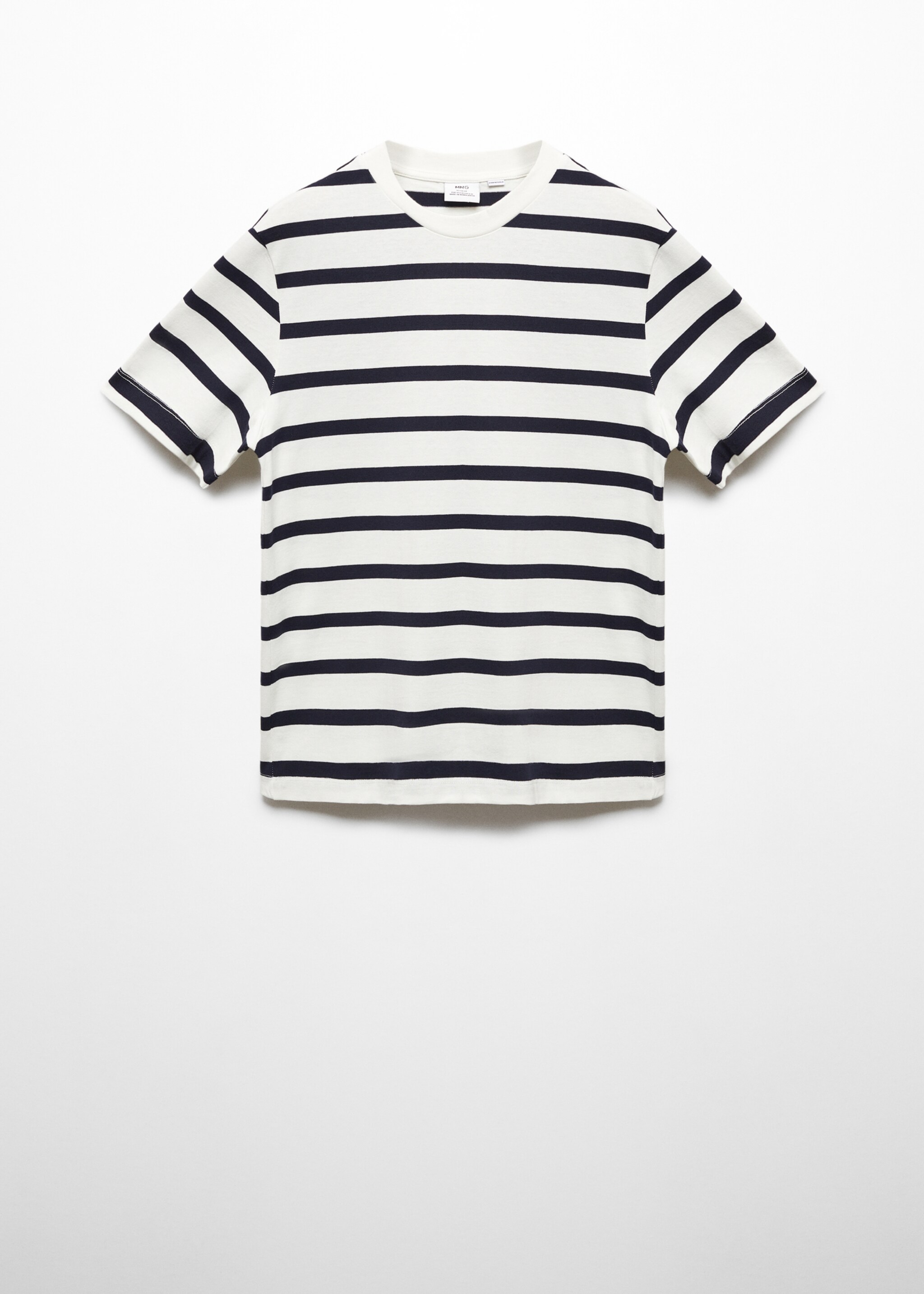 Striped cotton T-shirt - Article without model