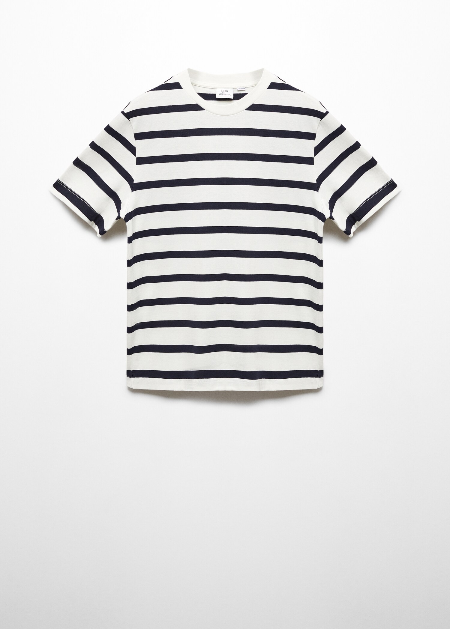 T-shirt coton à rayures - Article sans modèle