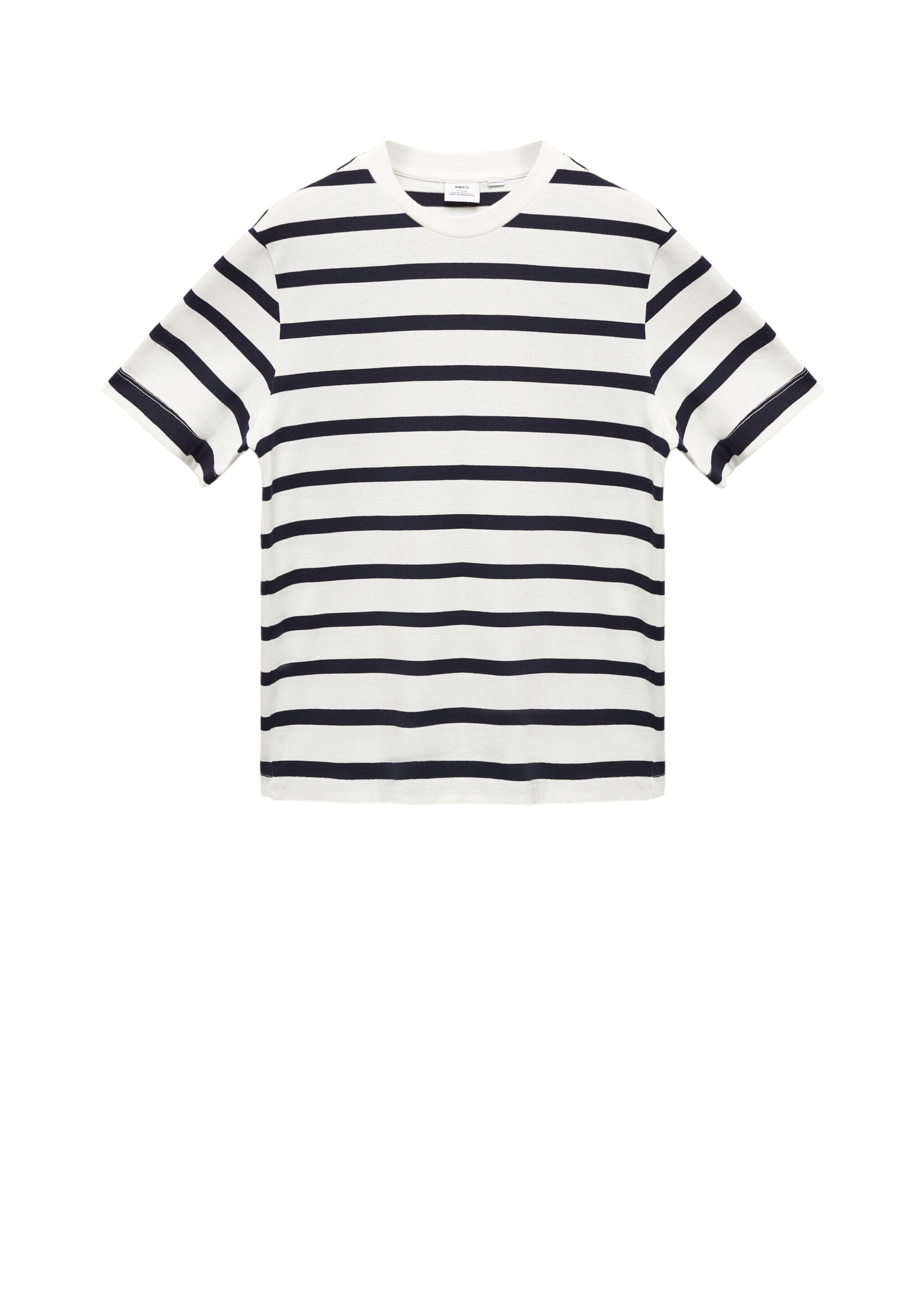 Striped cotton T-shirt - Details of the article 9