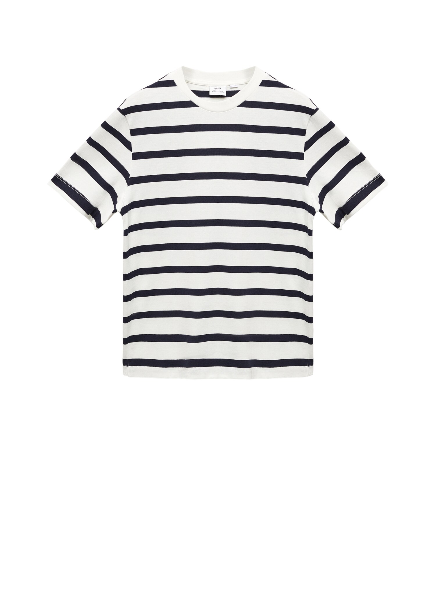 T-shirt coton à rayures - Détail de l'article 9