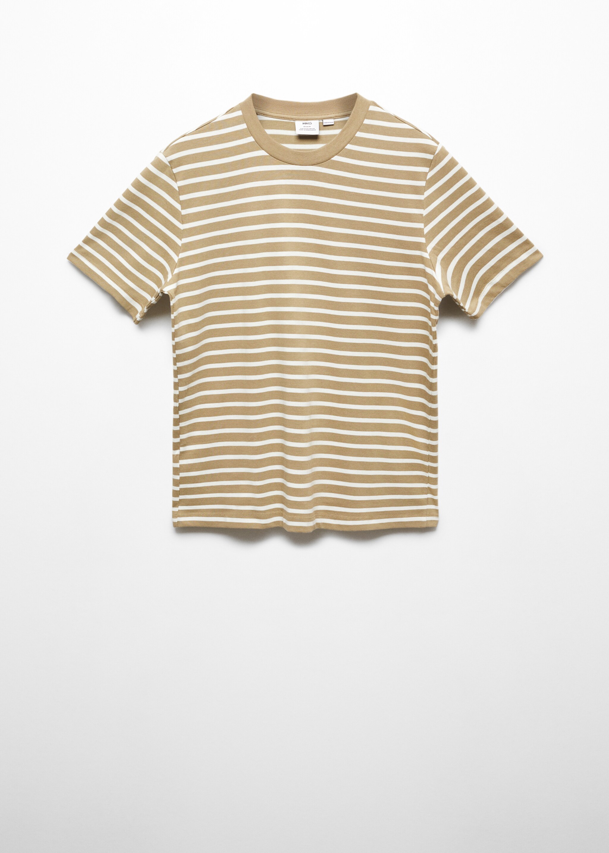 Striped cotton T-shirt - Article without model