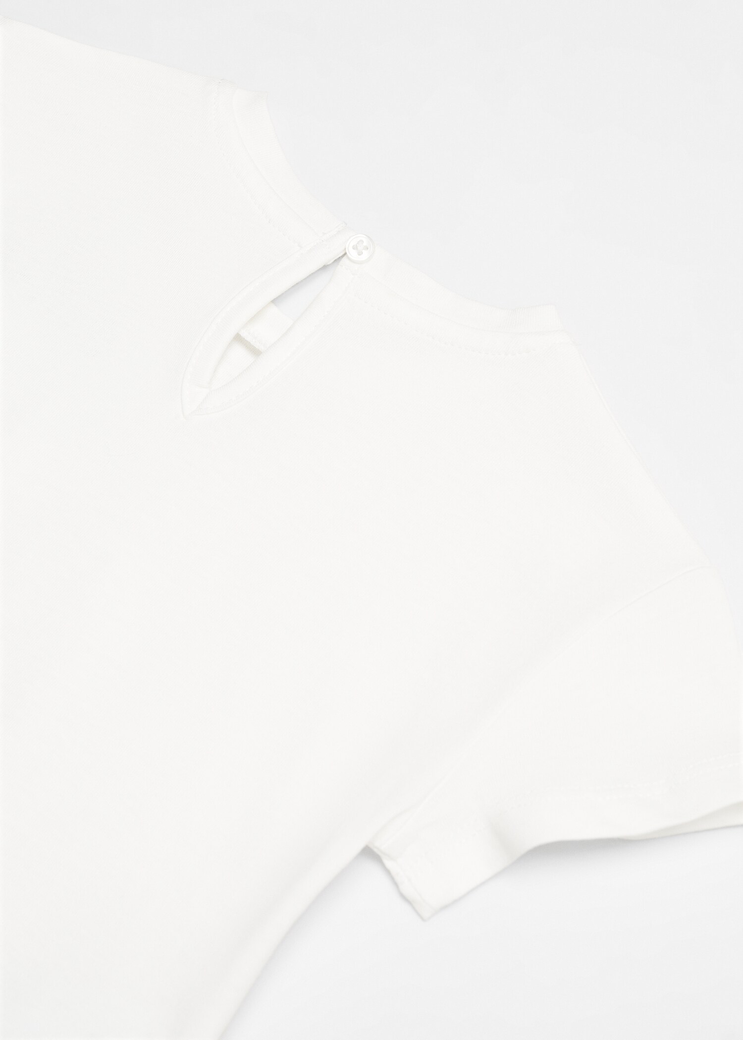 Embroidered cotton T-shirt - Details of the article 0