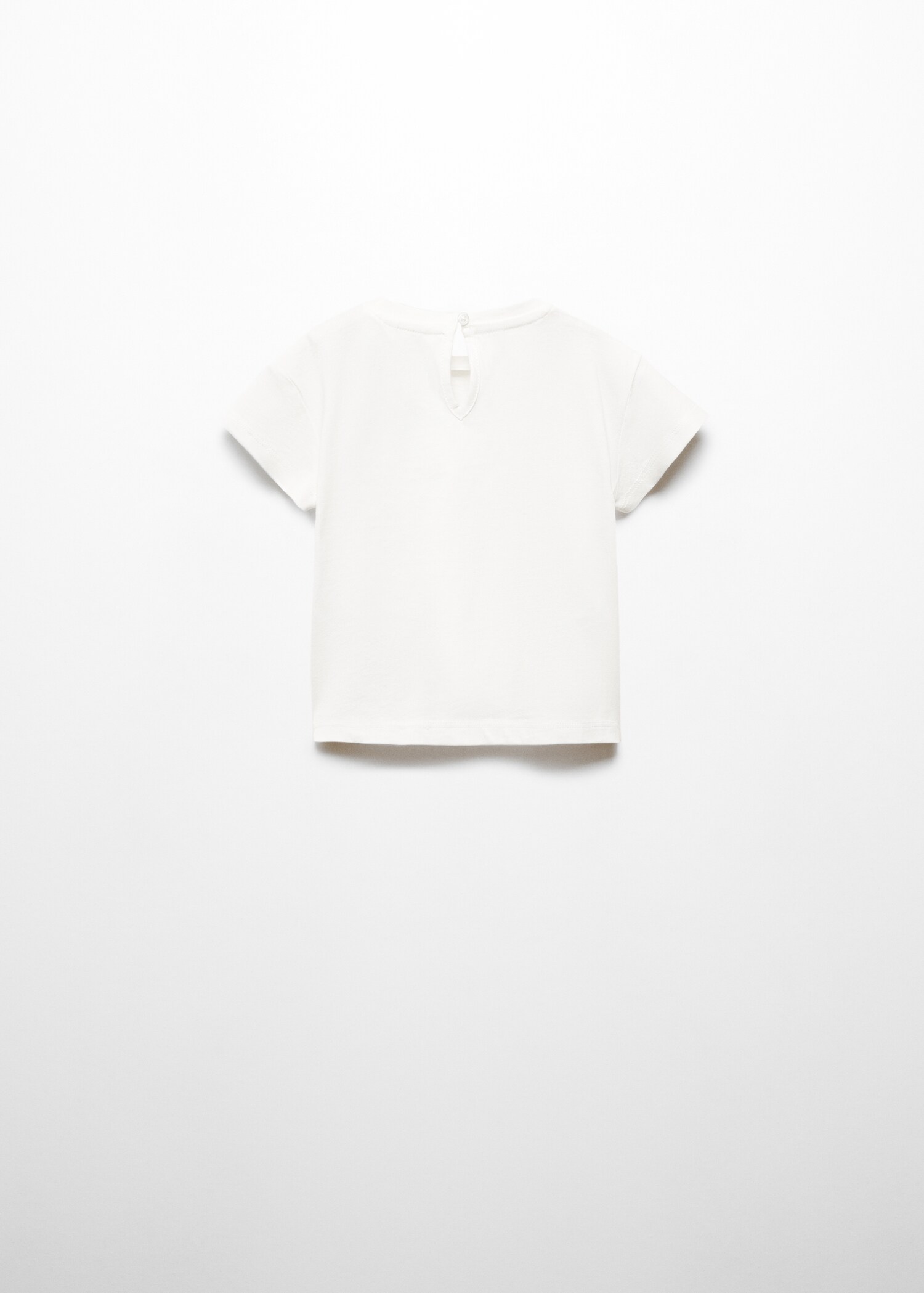 Embroidered cotton T-shirt - Reverse of the article