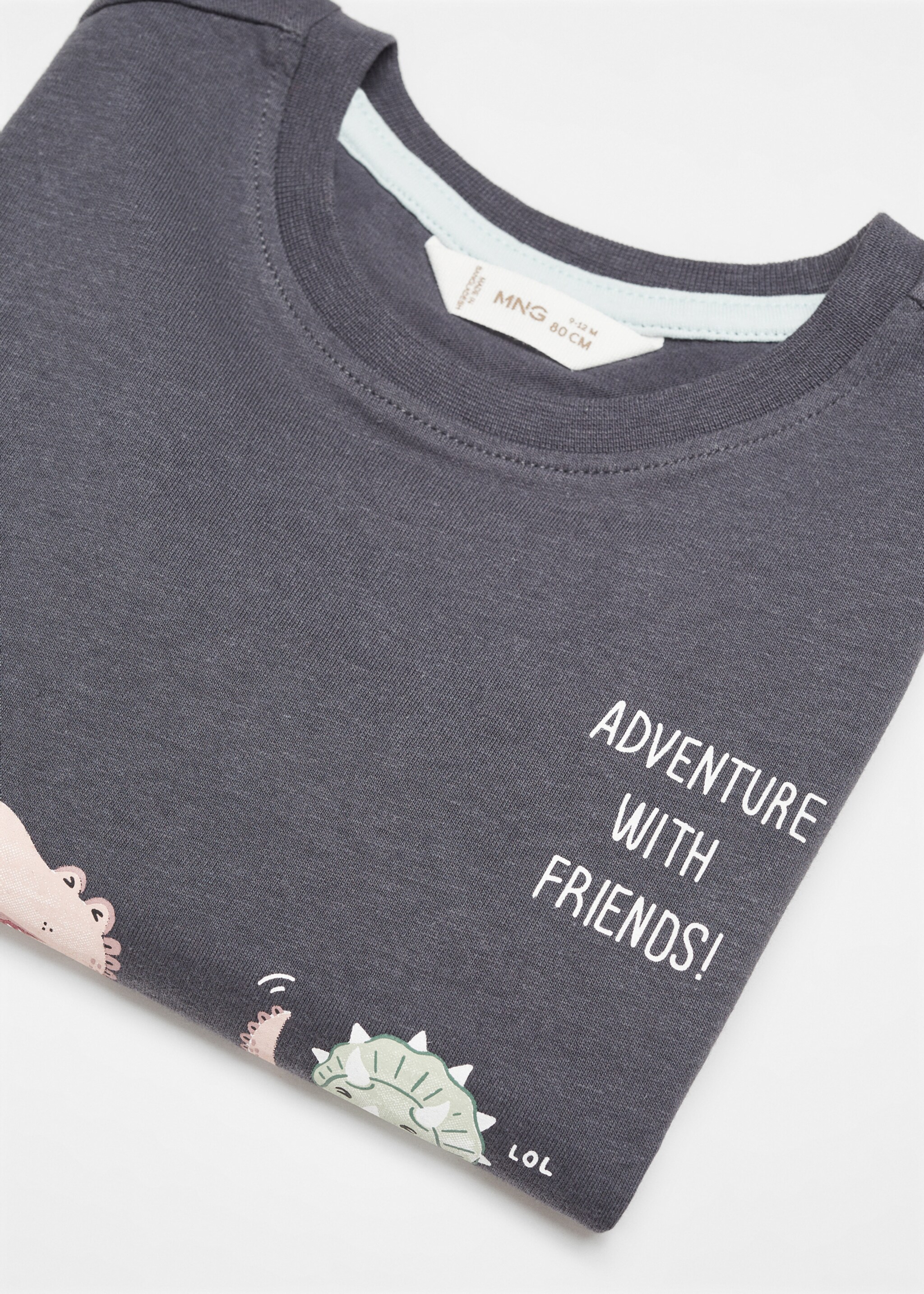Printed cotton-blend T-shirt - Details of the article 8