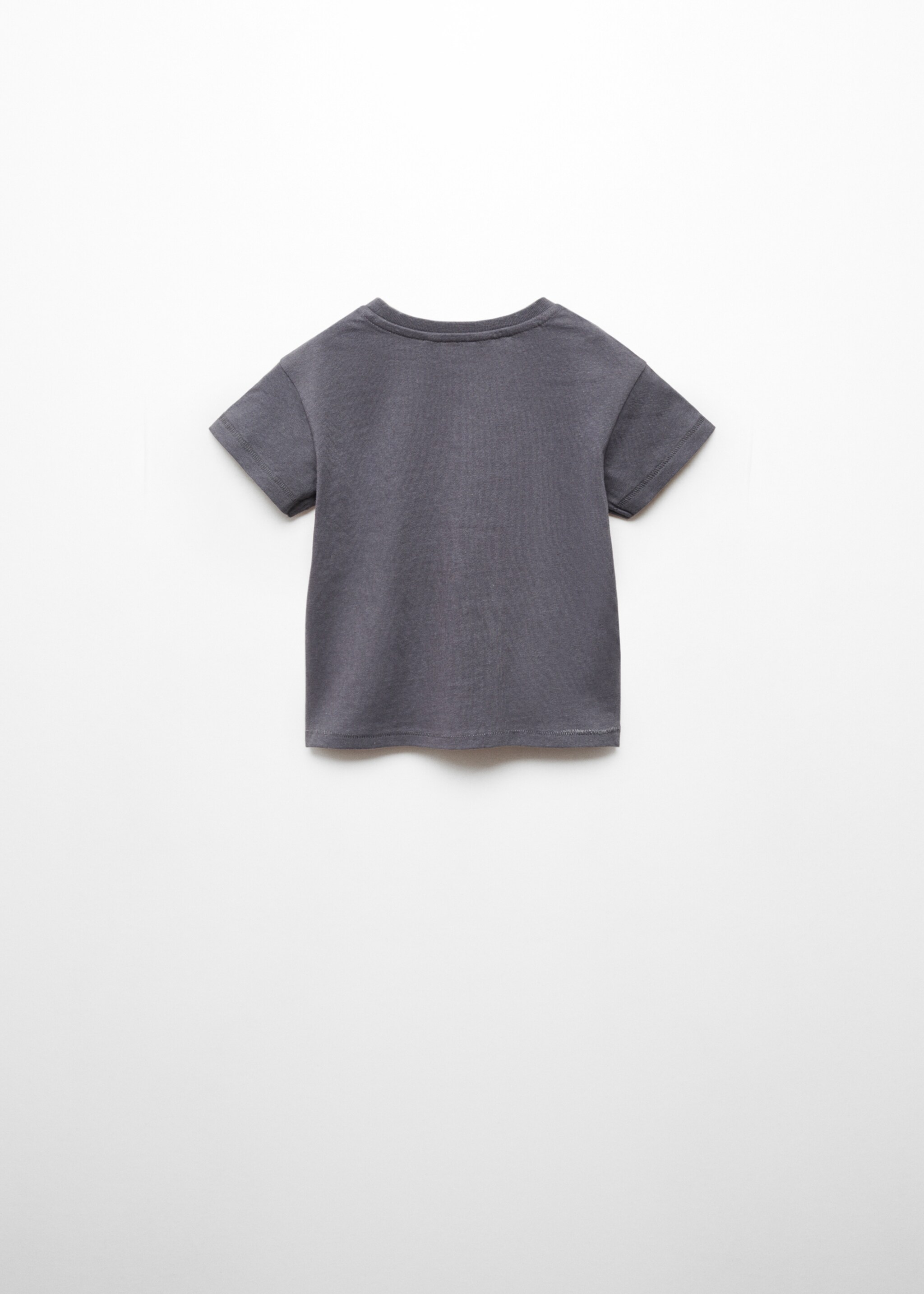 Printed cotton-blend T-shirt - Reverse of the article