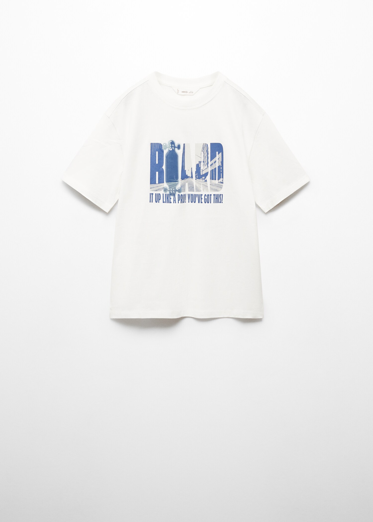 Printed cotton-blend T-shirt - Article without model