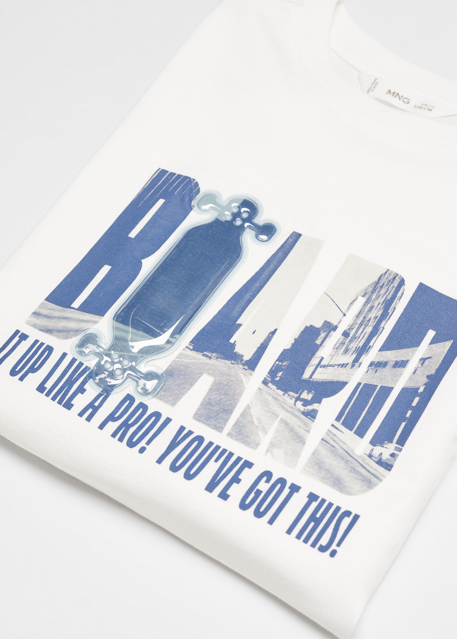 Printed cotton-blend T-shirt - Details of the article 8