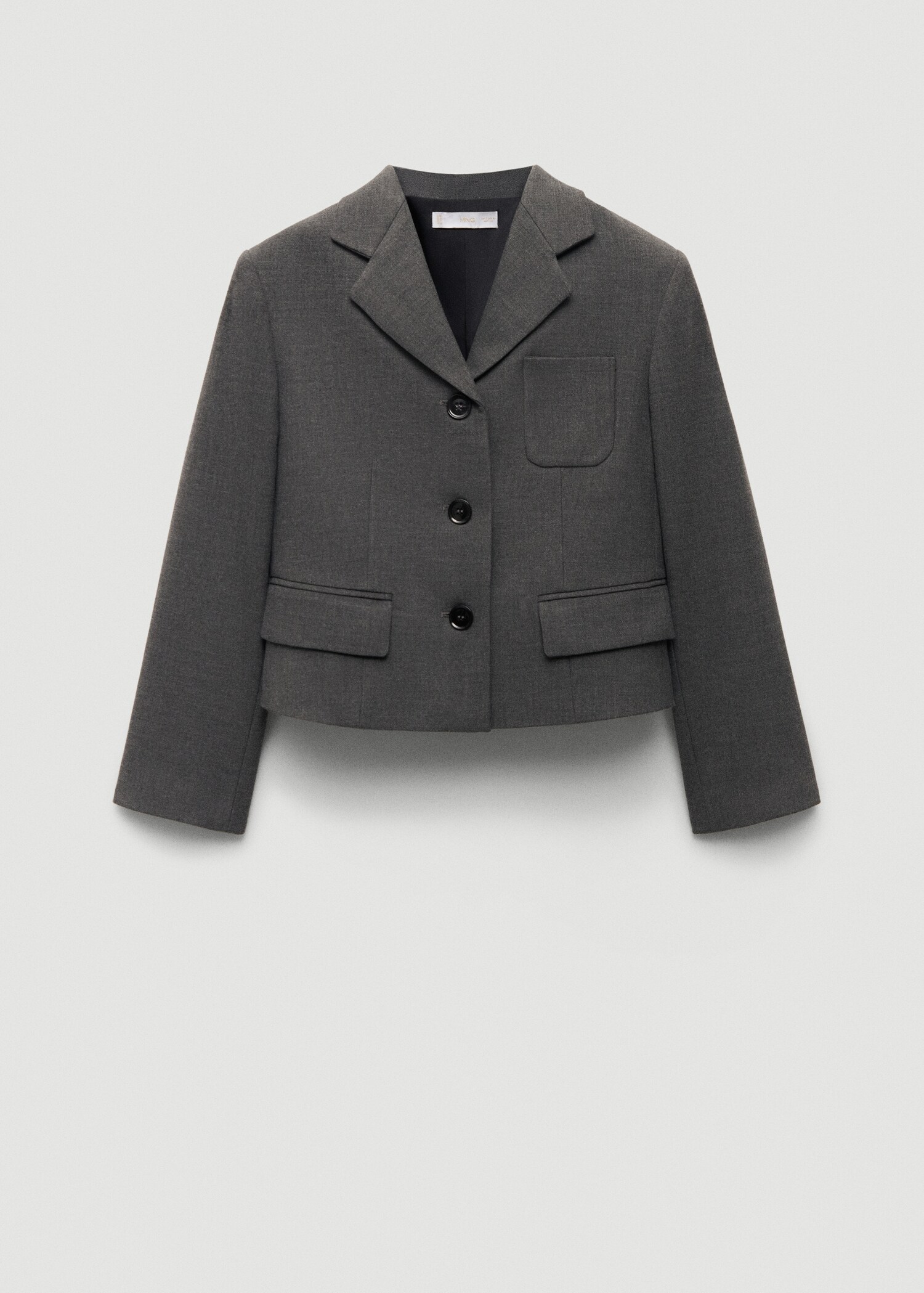 Blazer mit Taschen in Cropped-Länge - Artikel ohne Model