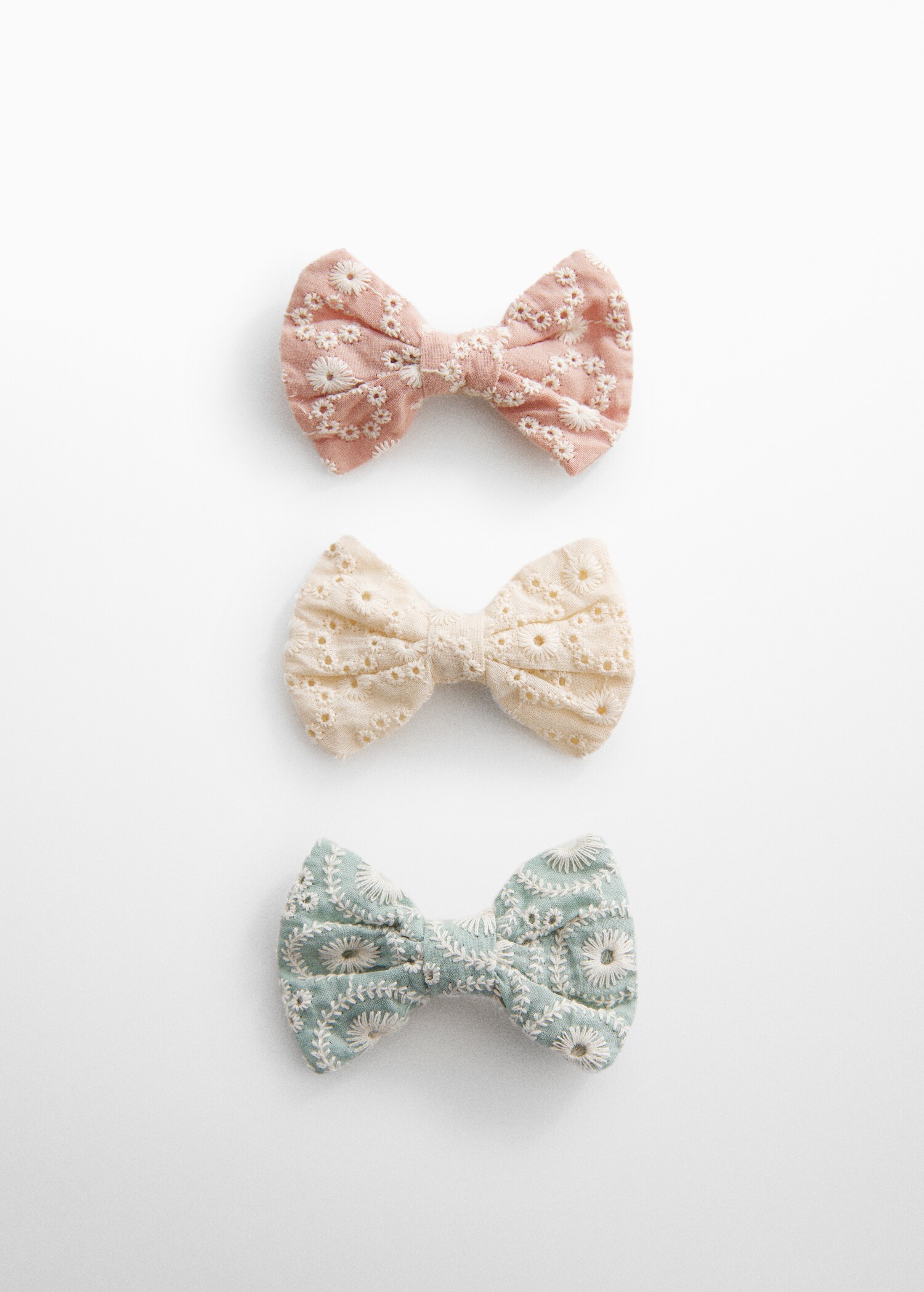 3 pack bow hairclip - Article without model