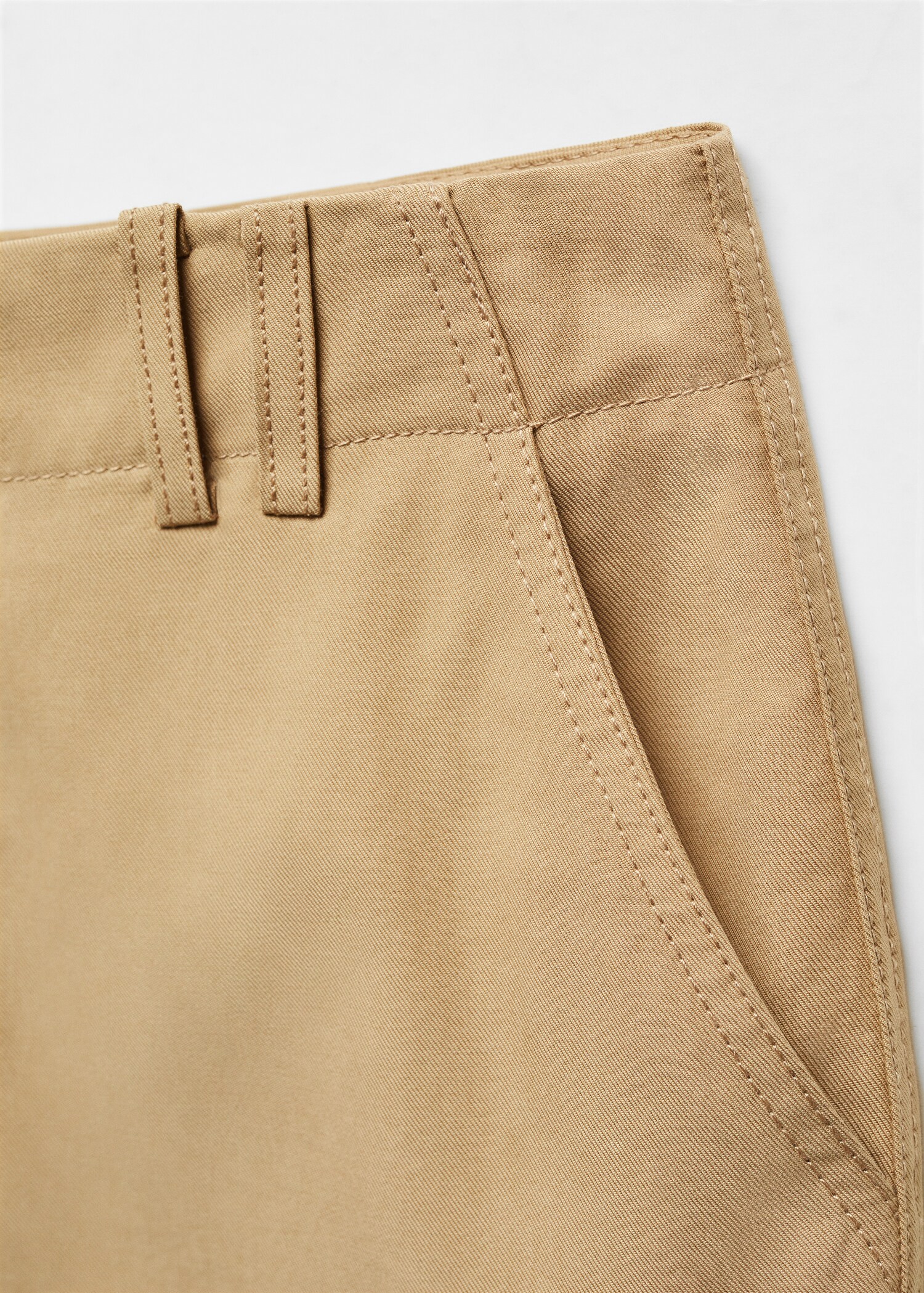 Wideleg lyocell trousers - Details of the article 8