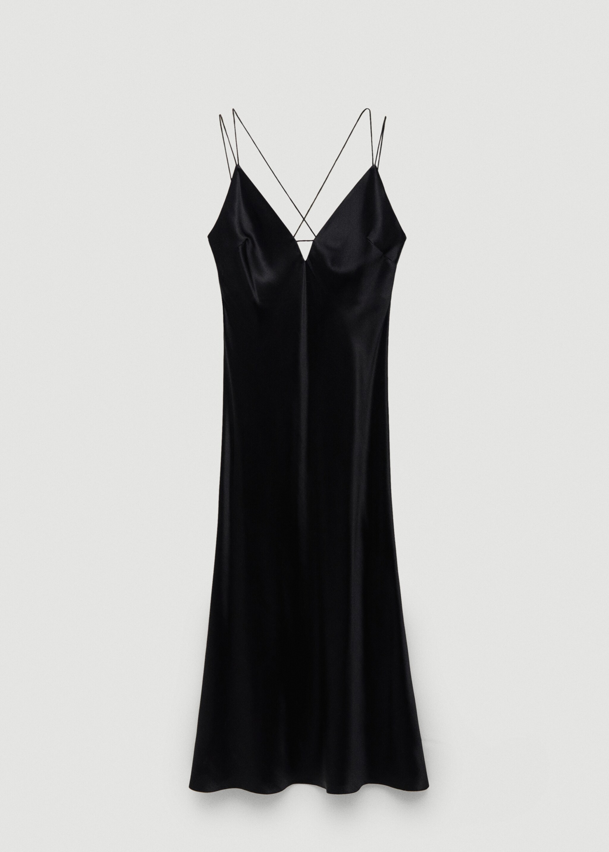 Vestido lencero seda - Artículo sin modelo, Negro. Ref: 67034789-00.