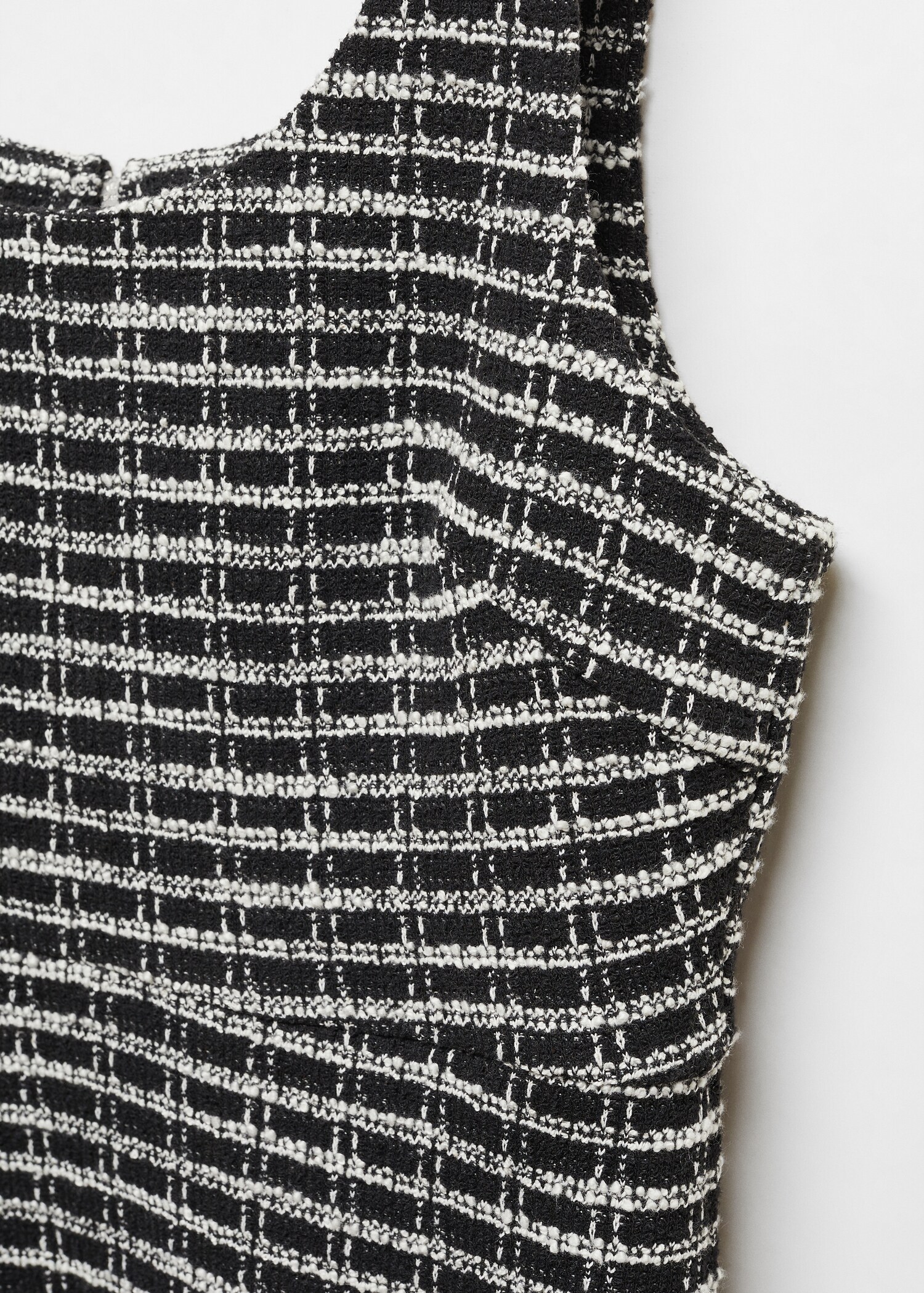 Check tweed dress - Details of the article 8
