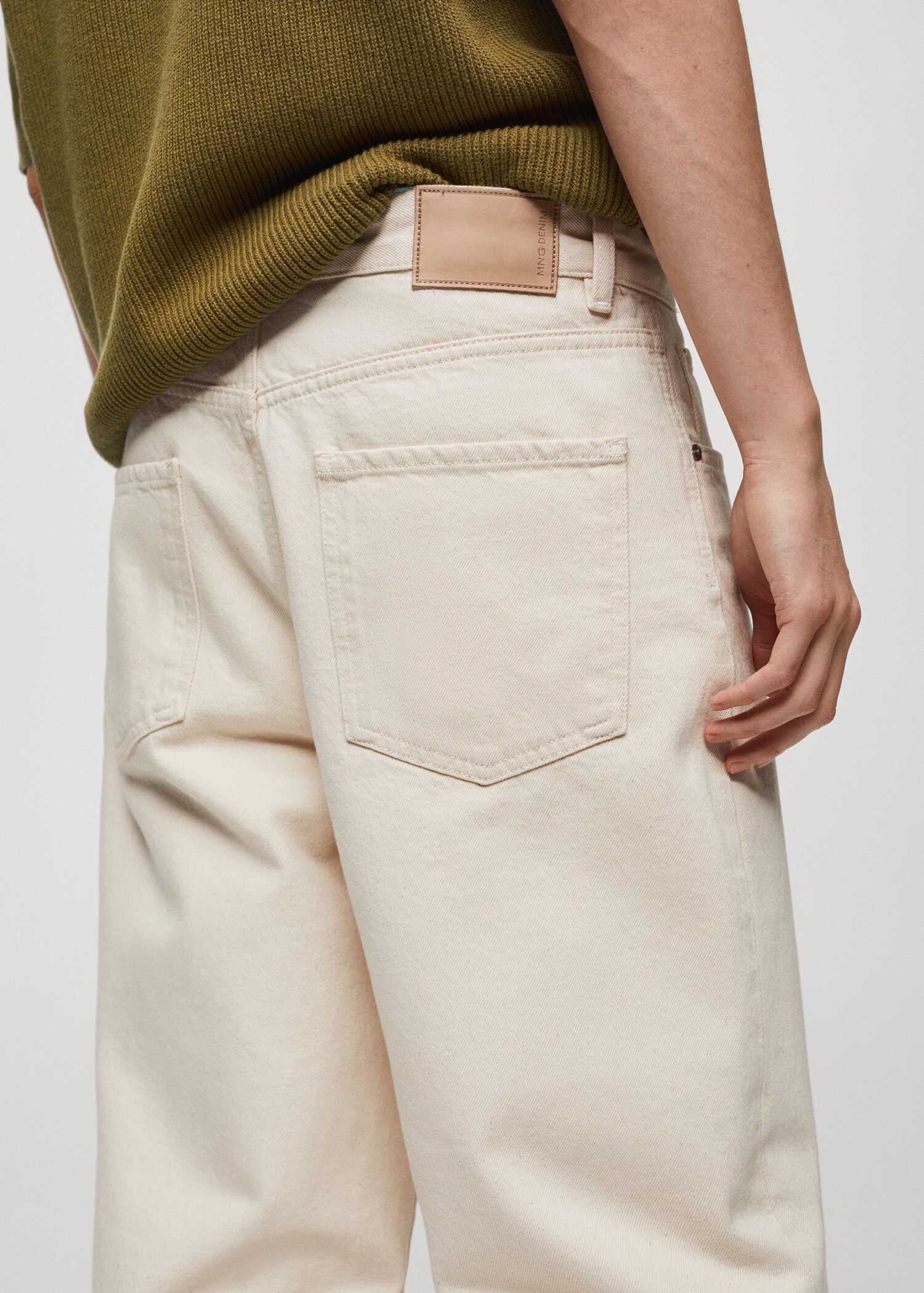 Relaxed-fit cotton jeans - Details of the article 6