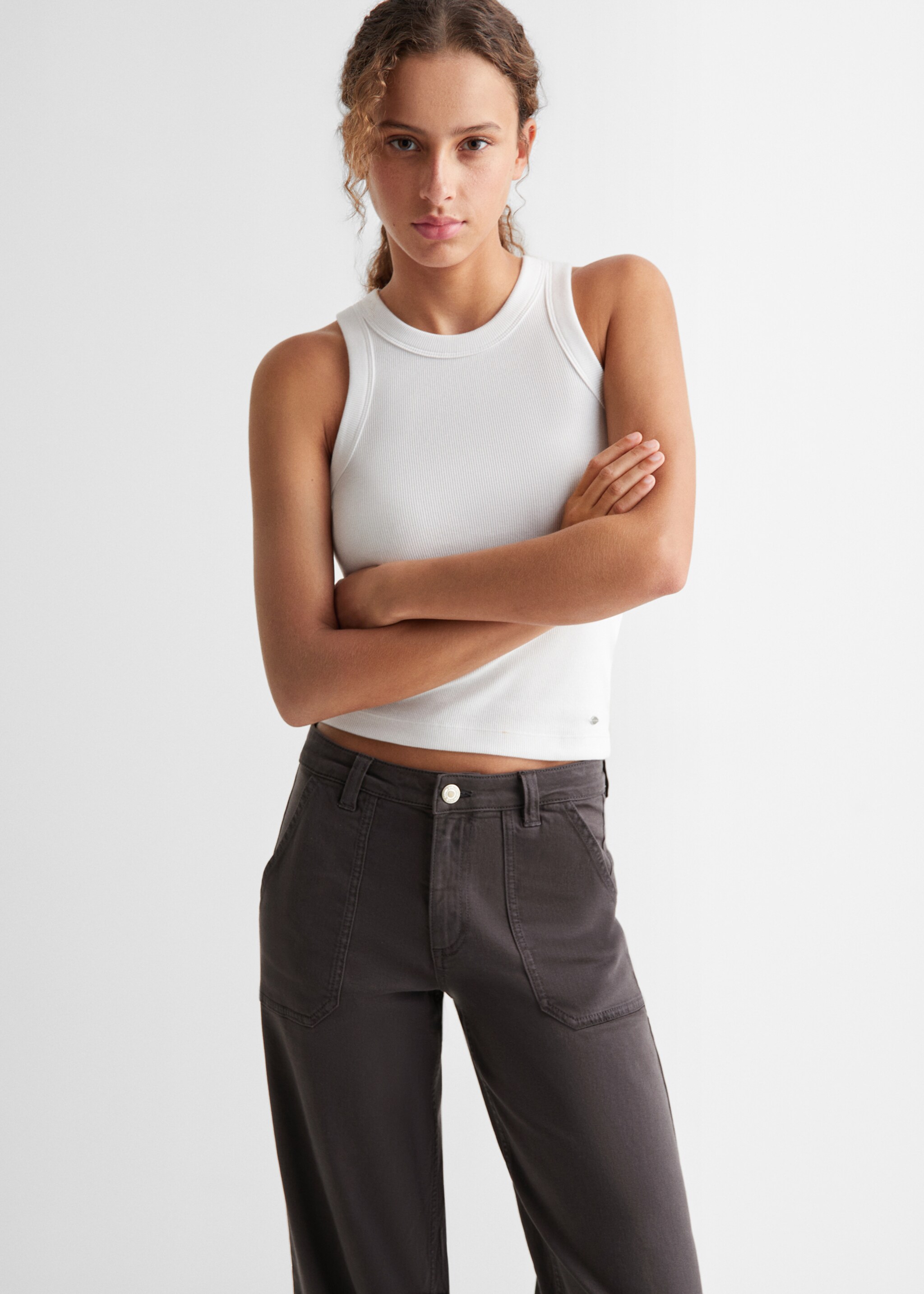 Culotte met zakken - Middenvlak
