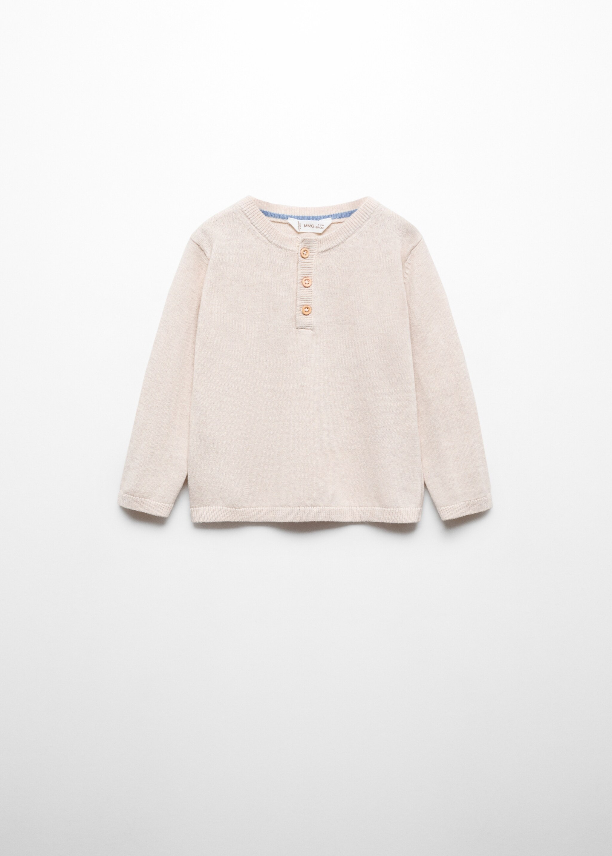 Strickpullover mit Knopfdetail - Artikel ohne Model