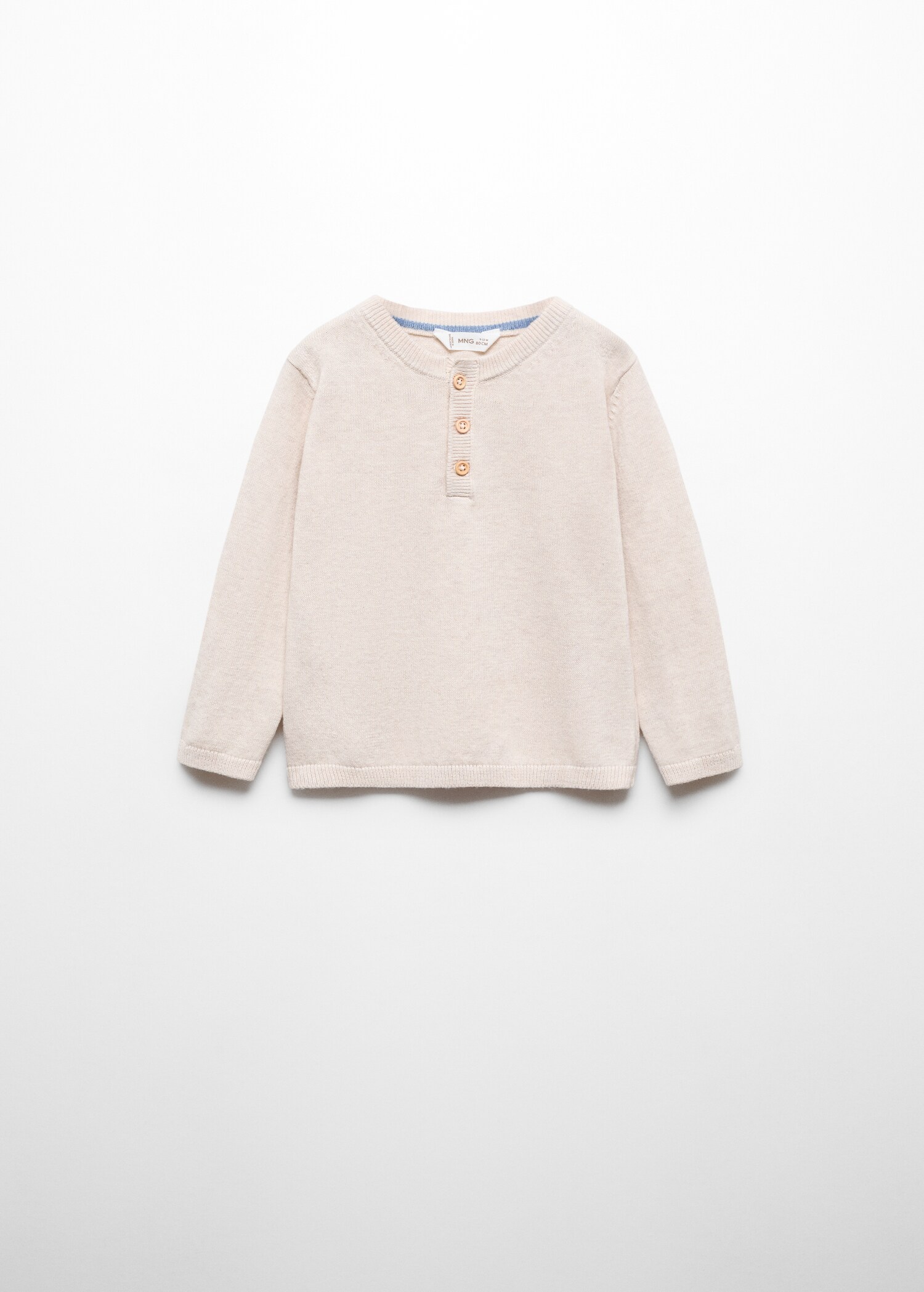 Buttons detail knit sweater - Article without model