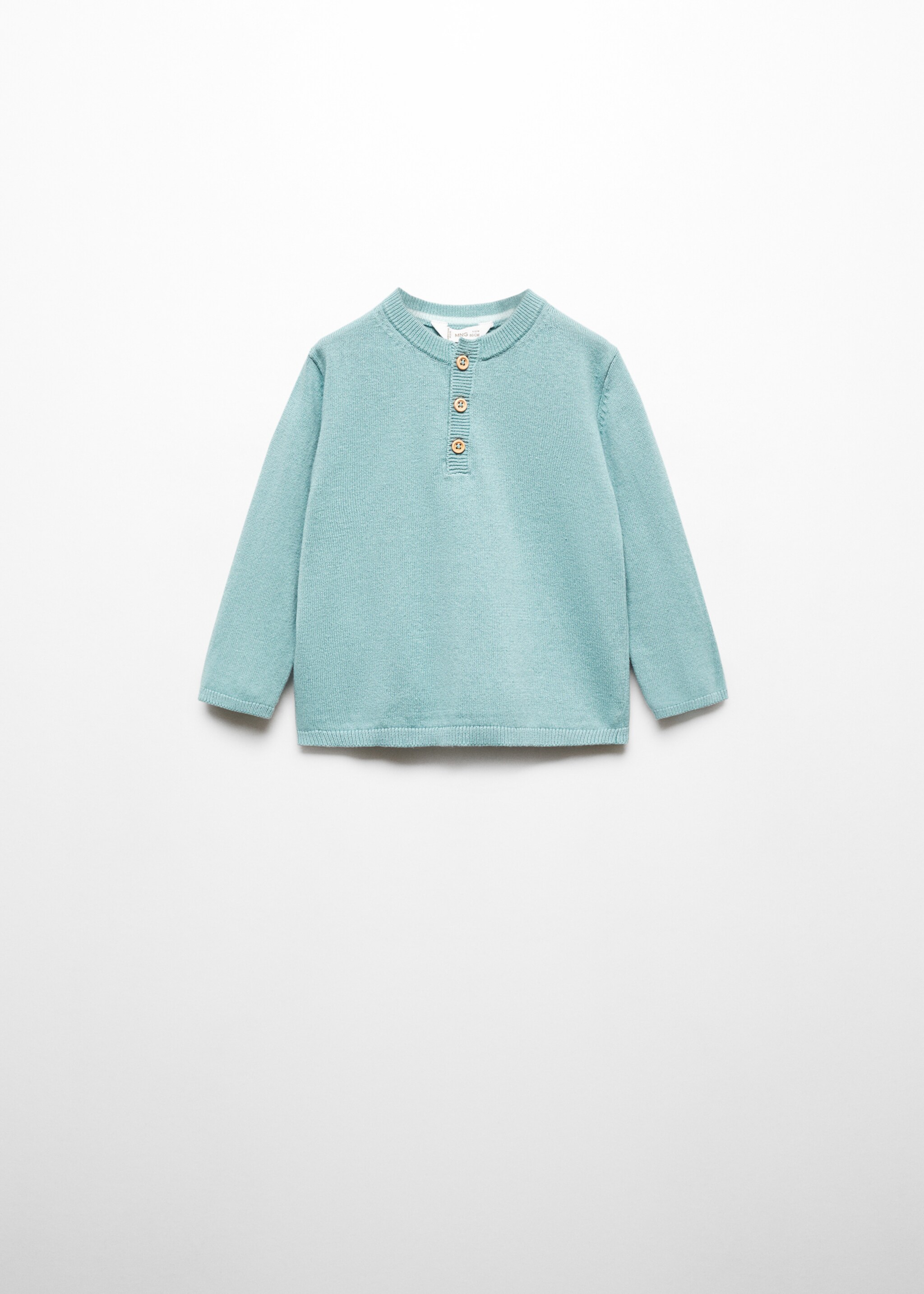 Sweter z dzianiny z ozdobnymi guzikami - Artykuł bez modela/modelki