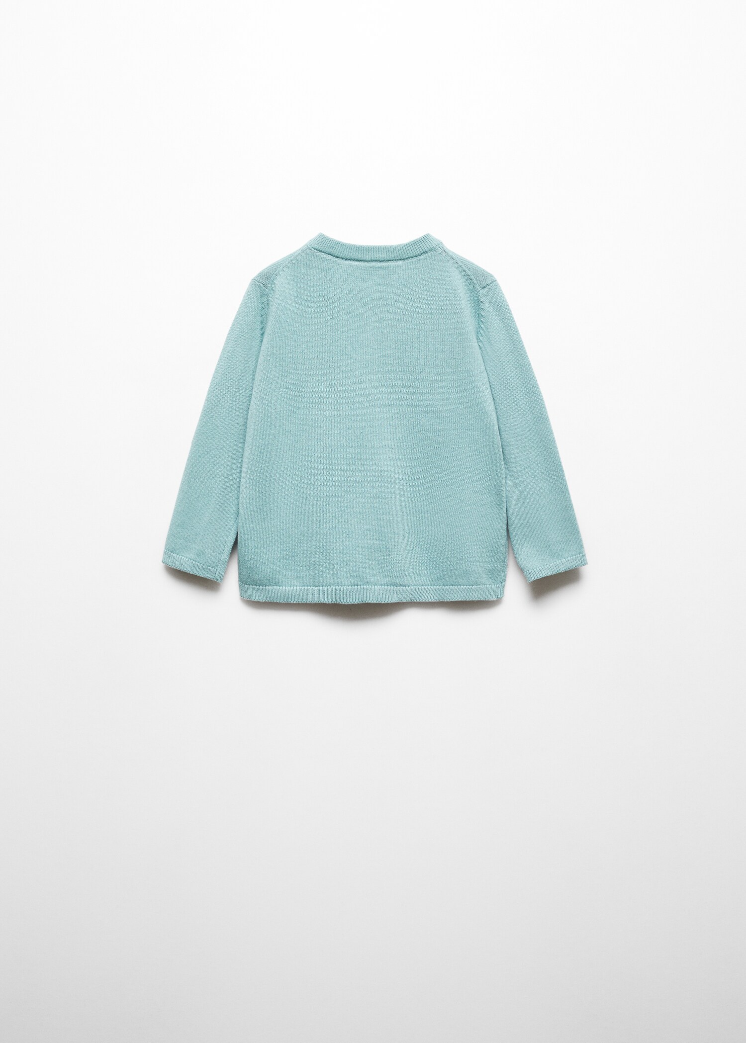 Buttons detail knit sweater - Reverse of the article