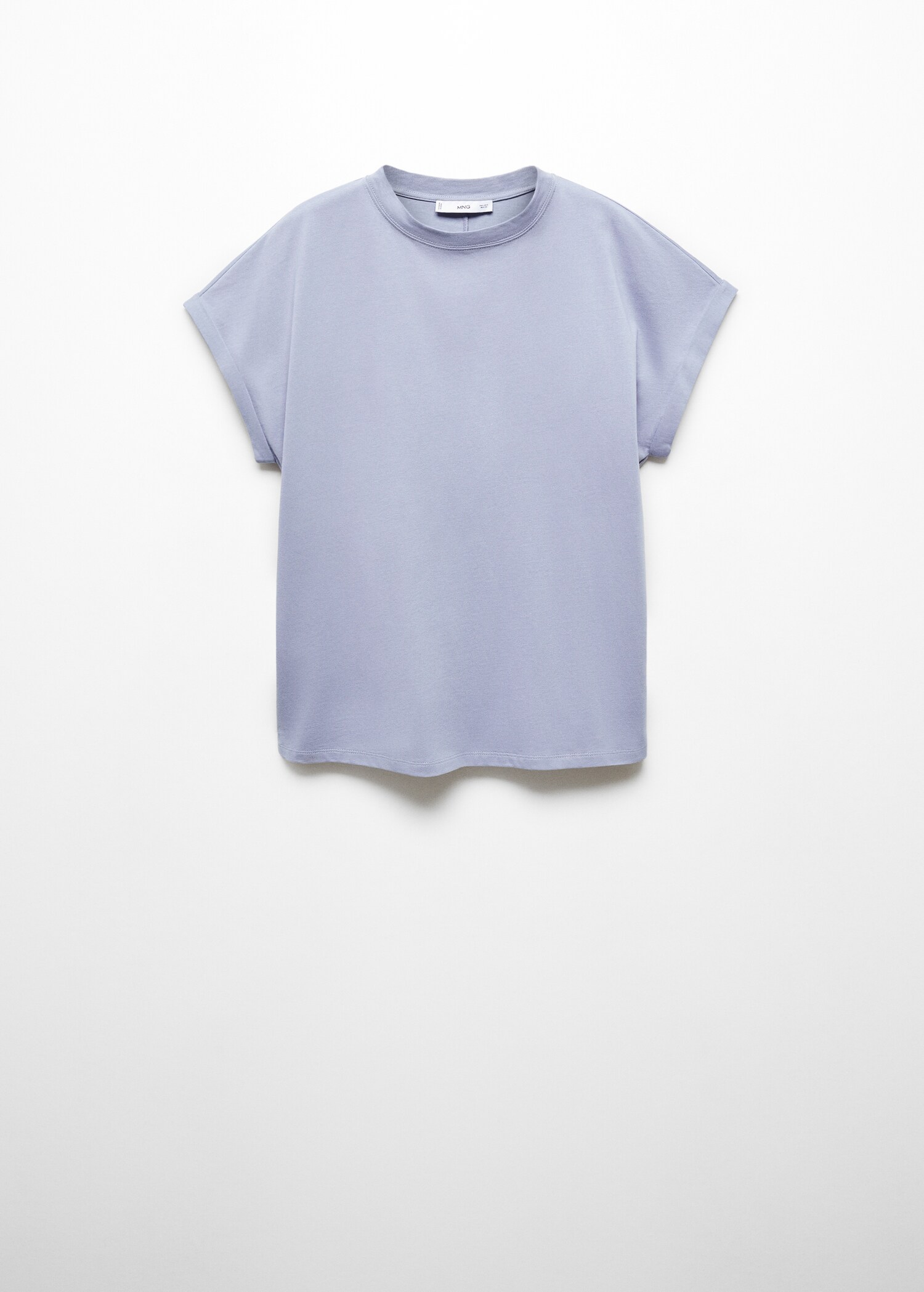 Rounded neck cotton t-shirt - Article without model