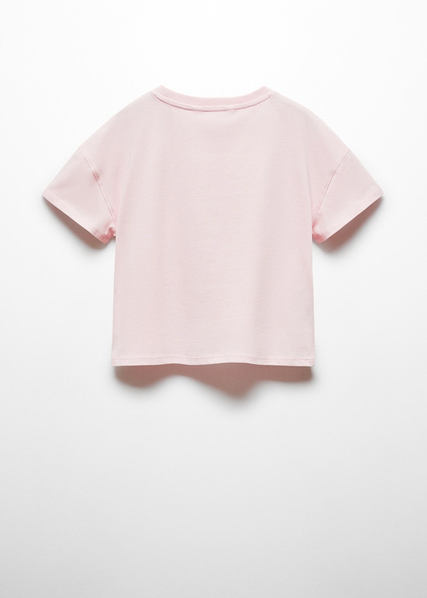 Gemustertes T-Shirt mit Pailletten - Rückseite des Artikels