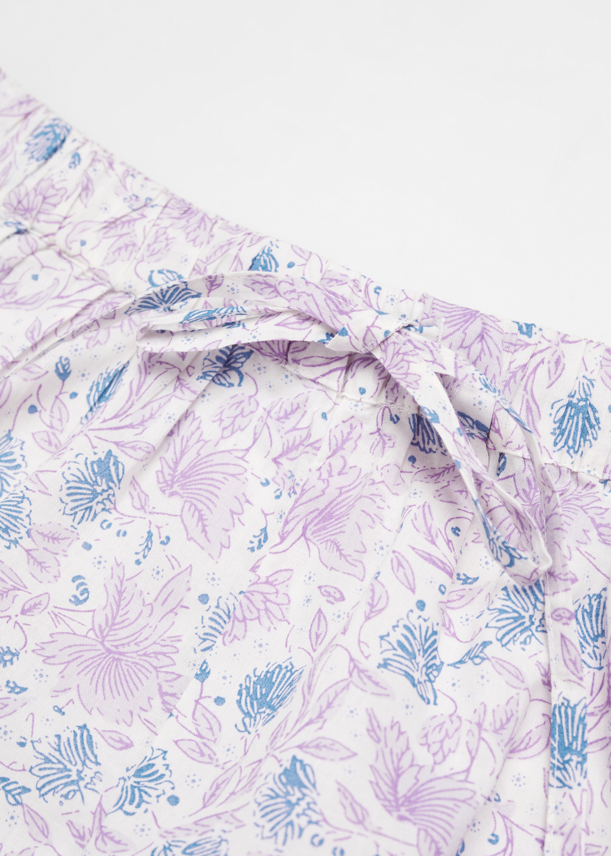 Bedrukte korte pyjama - Detail van het artikel 0