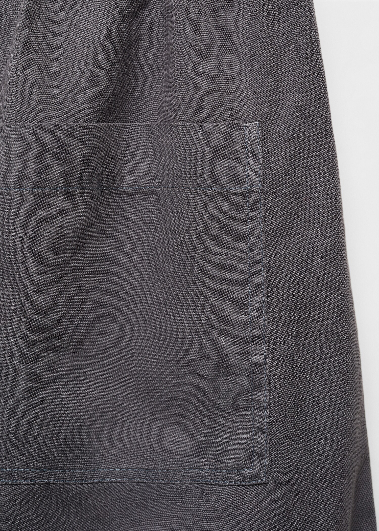 Cotton jogger-style trousers - Details of the article 8
