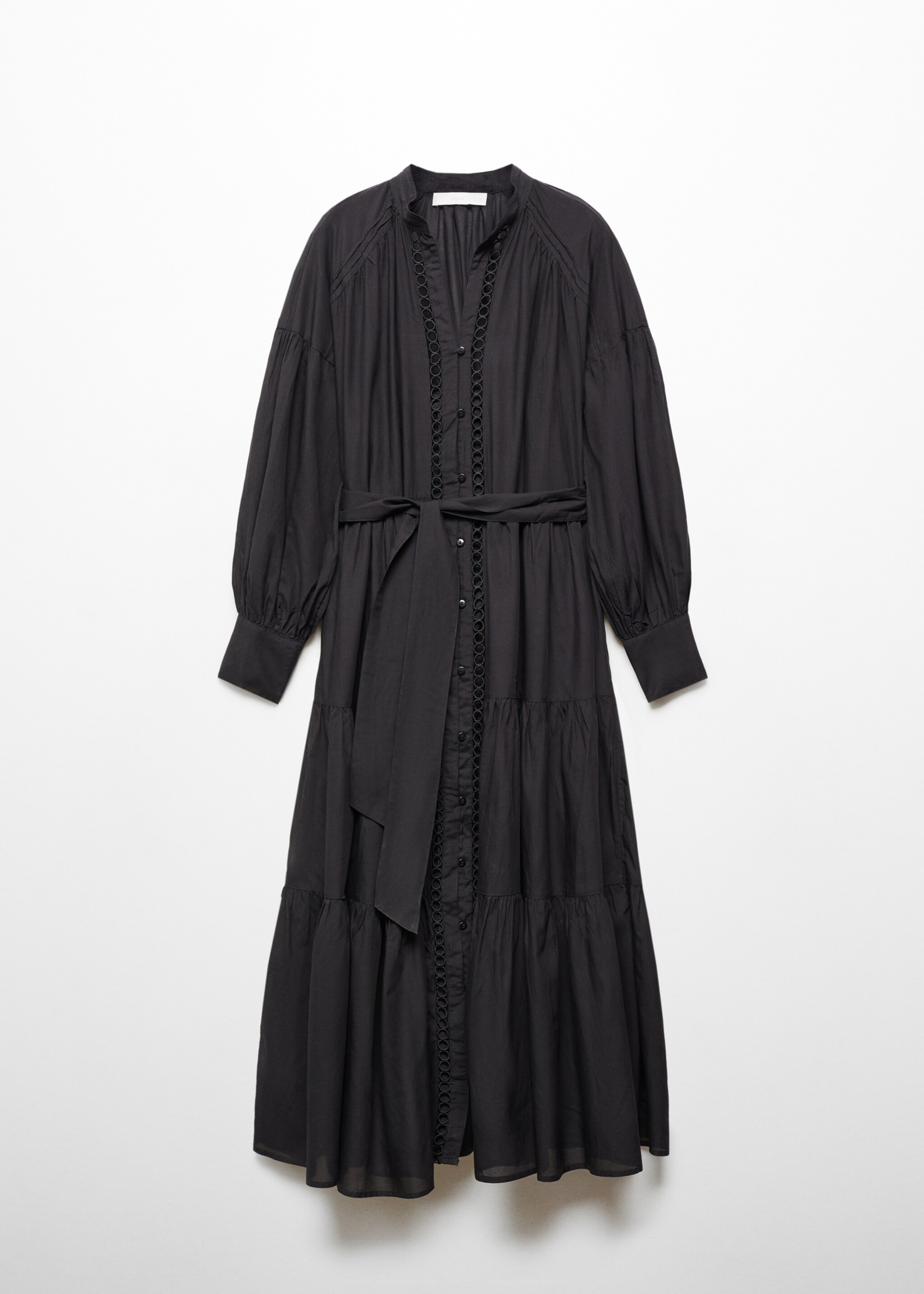 Openwork detail shirt dress - Article without model