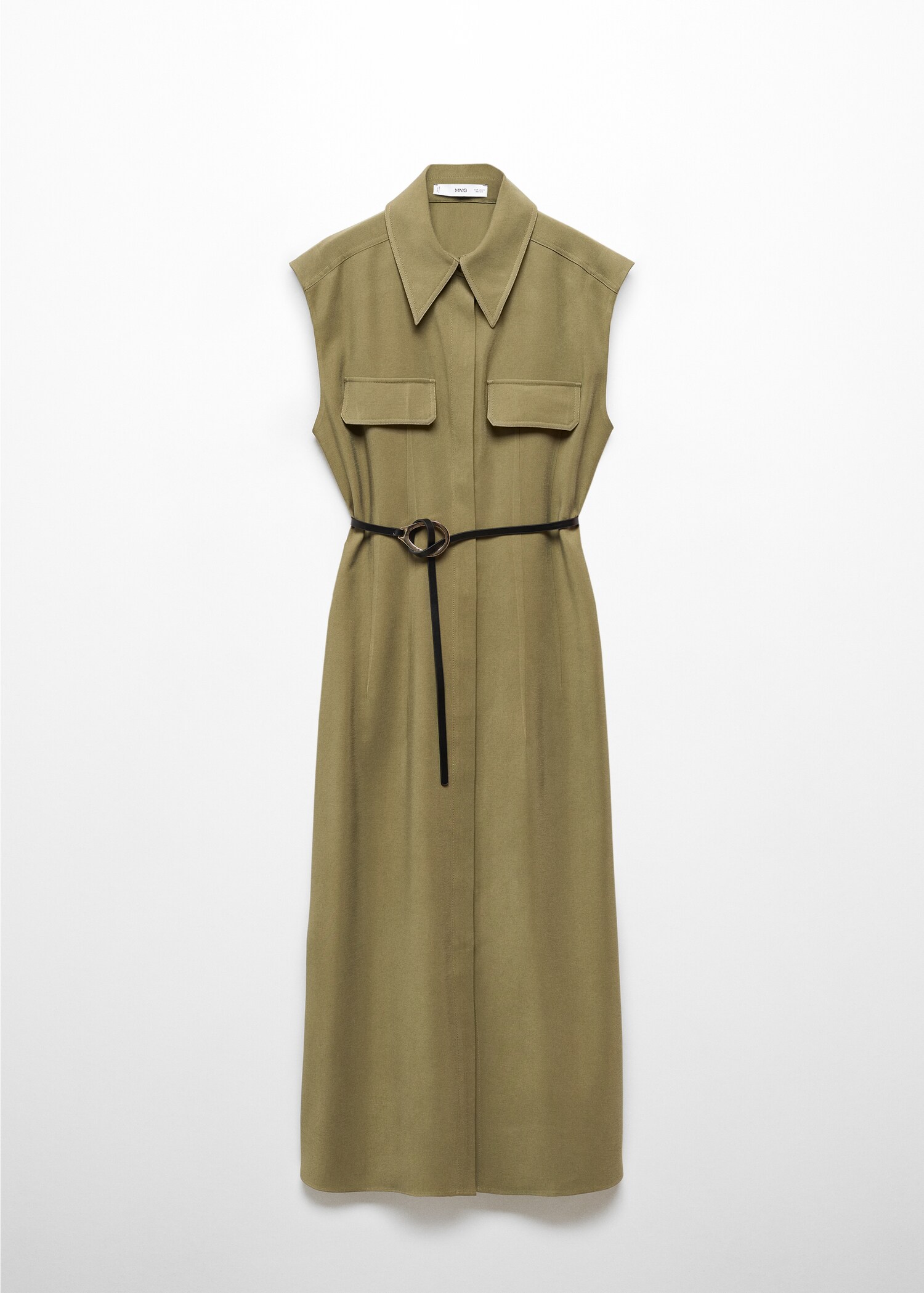 Belt shirt dress - Article without model