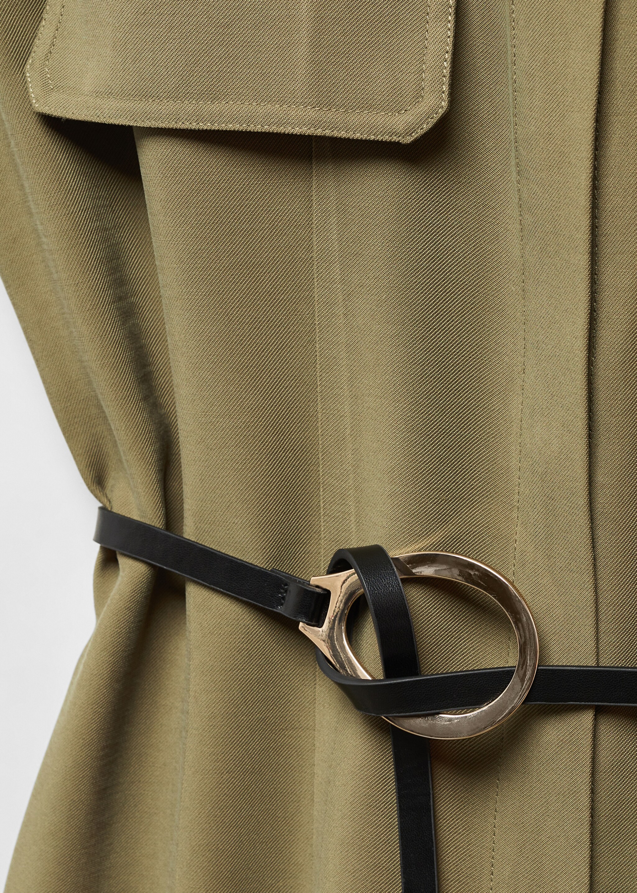 Belt shirt dress - Details of the article 8