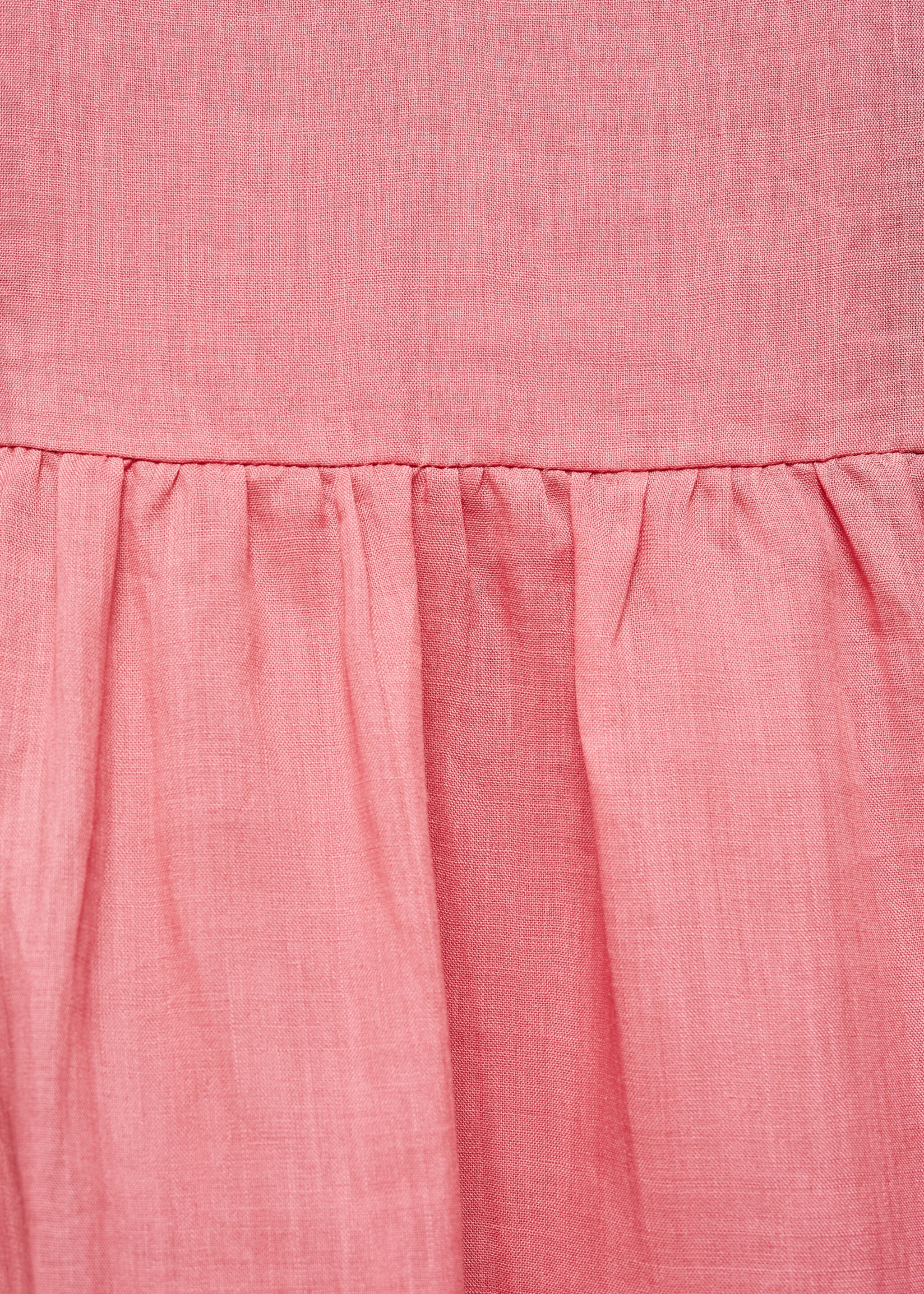 Ramie puff sleeve dress - Details of the article 8