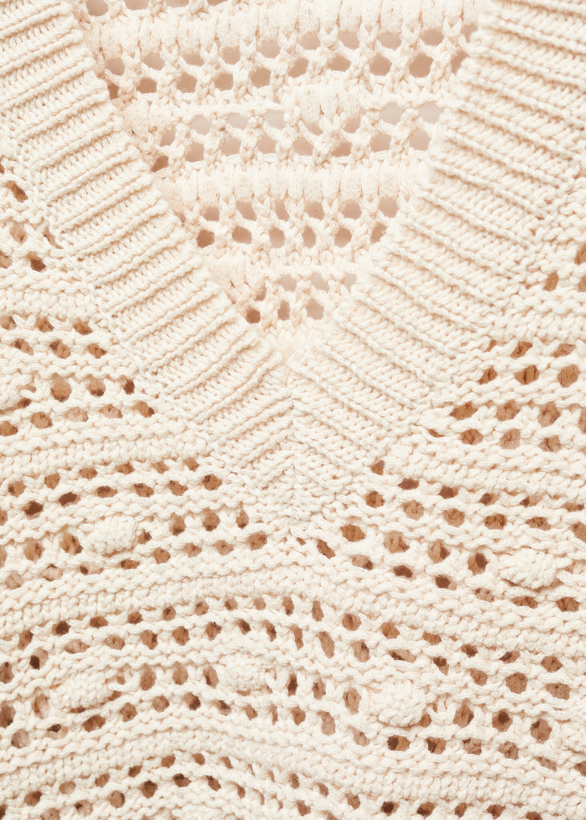 Pull-over maille ajourée col V - Détail de l'article 8