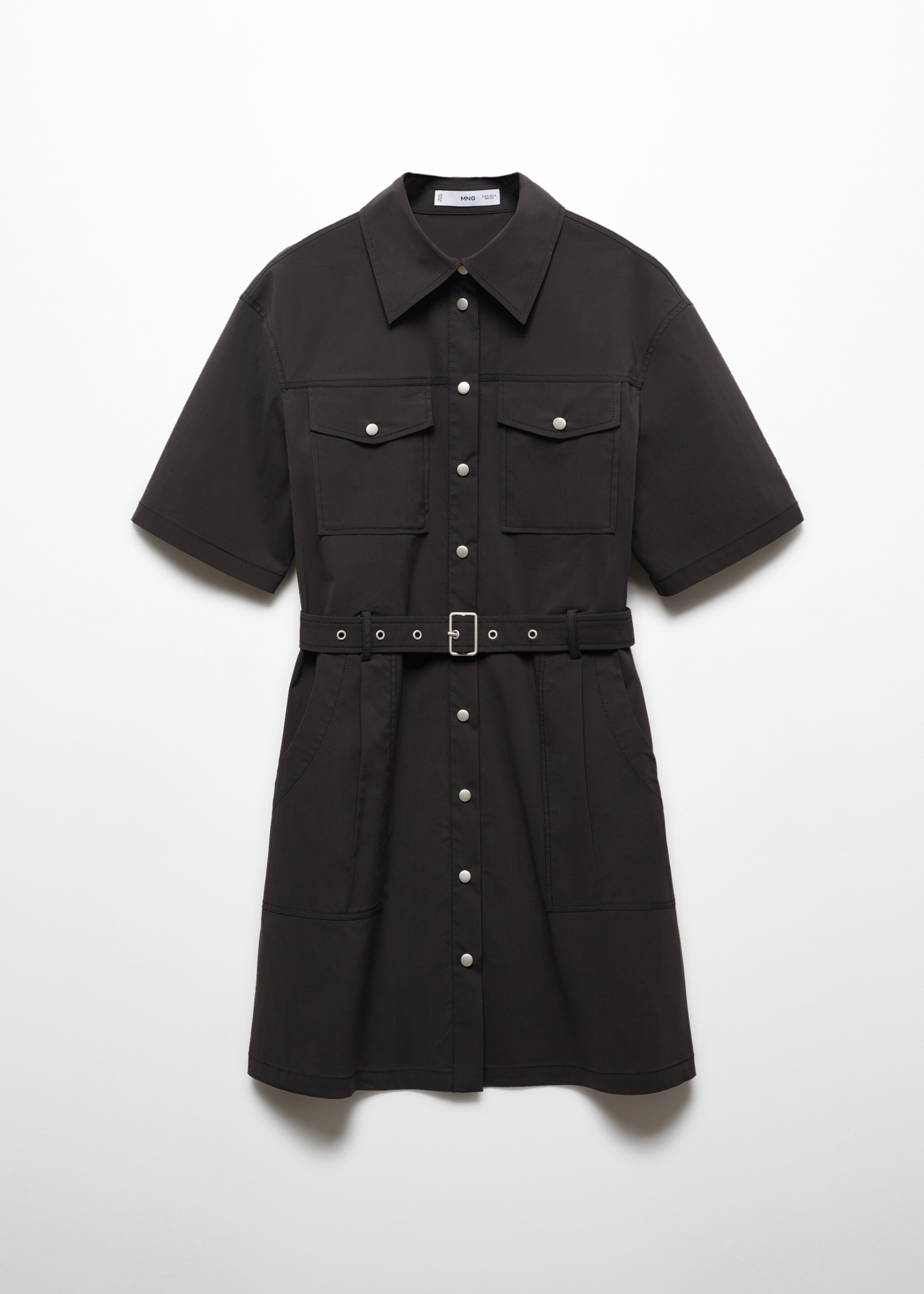 Belt shirt dress - Article without model