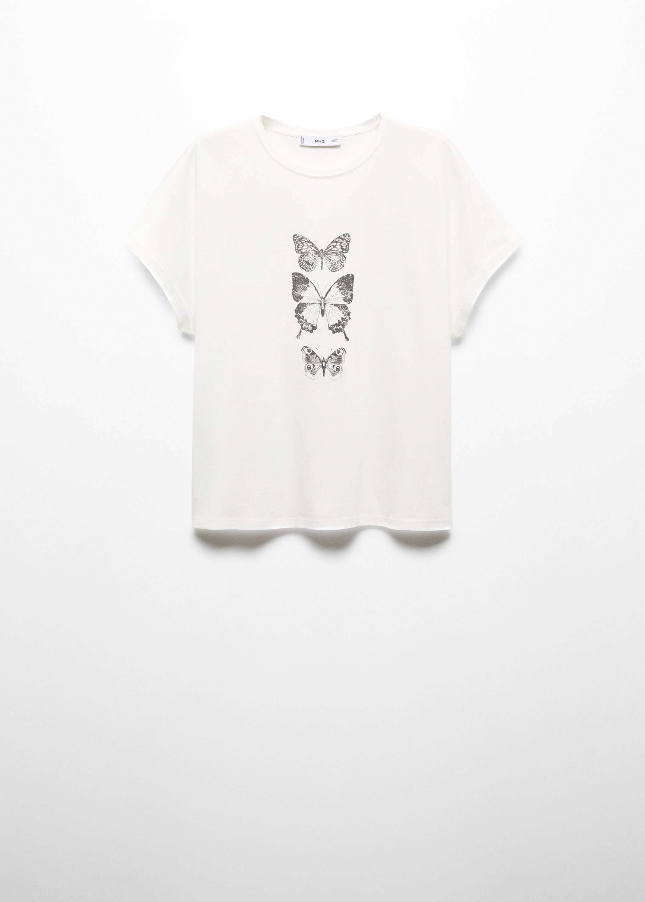 Tricou din bumbac imprimat - Articol fără model, Alb. Ref: 67035745-00.