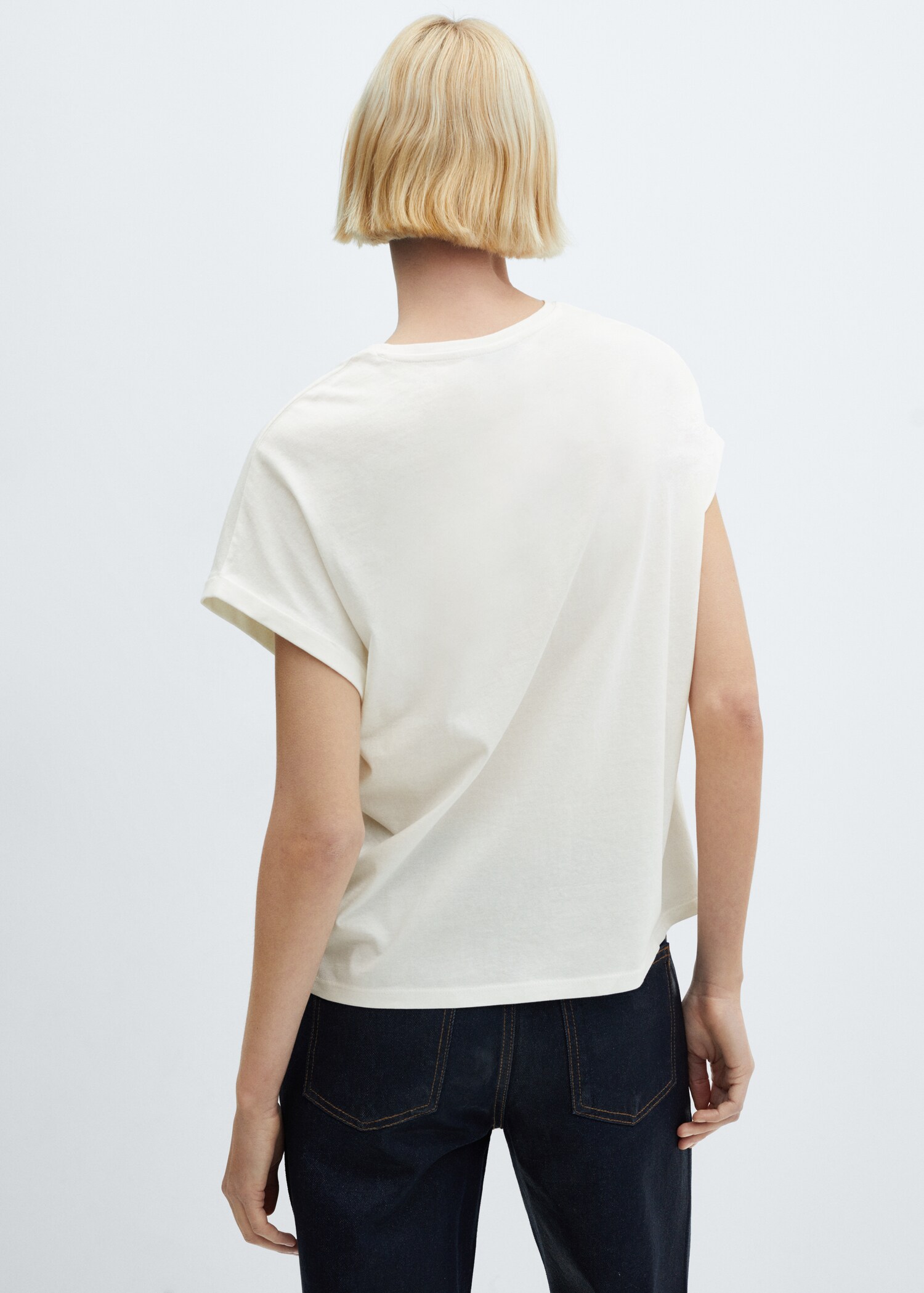 Camiseta algodón estampada - Reverso del artículo