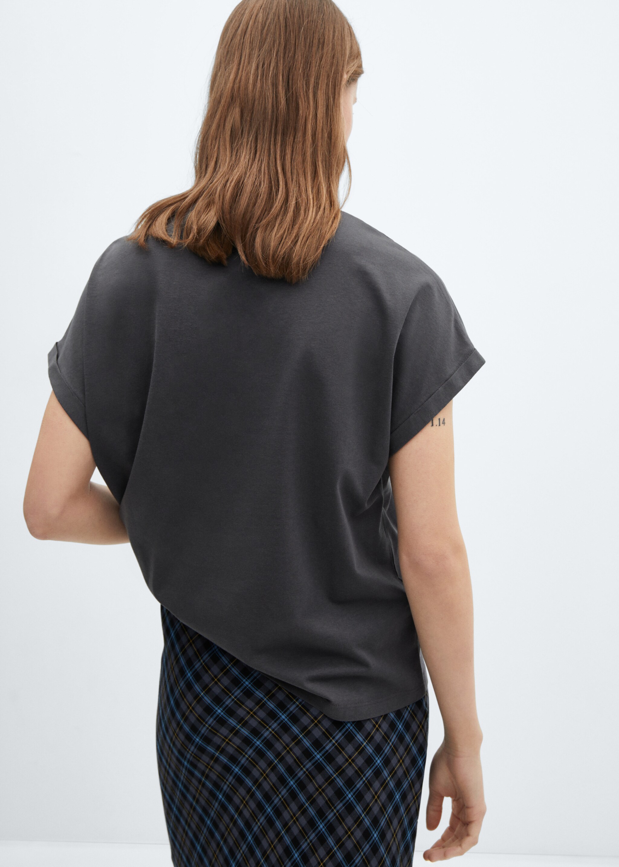 Camiseta algodón estampada - Reverso del artículo