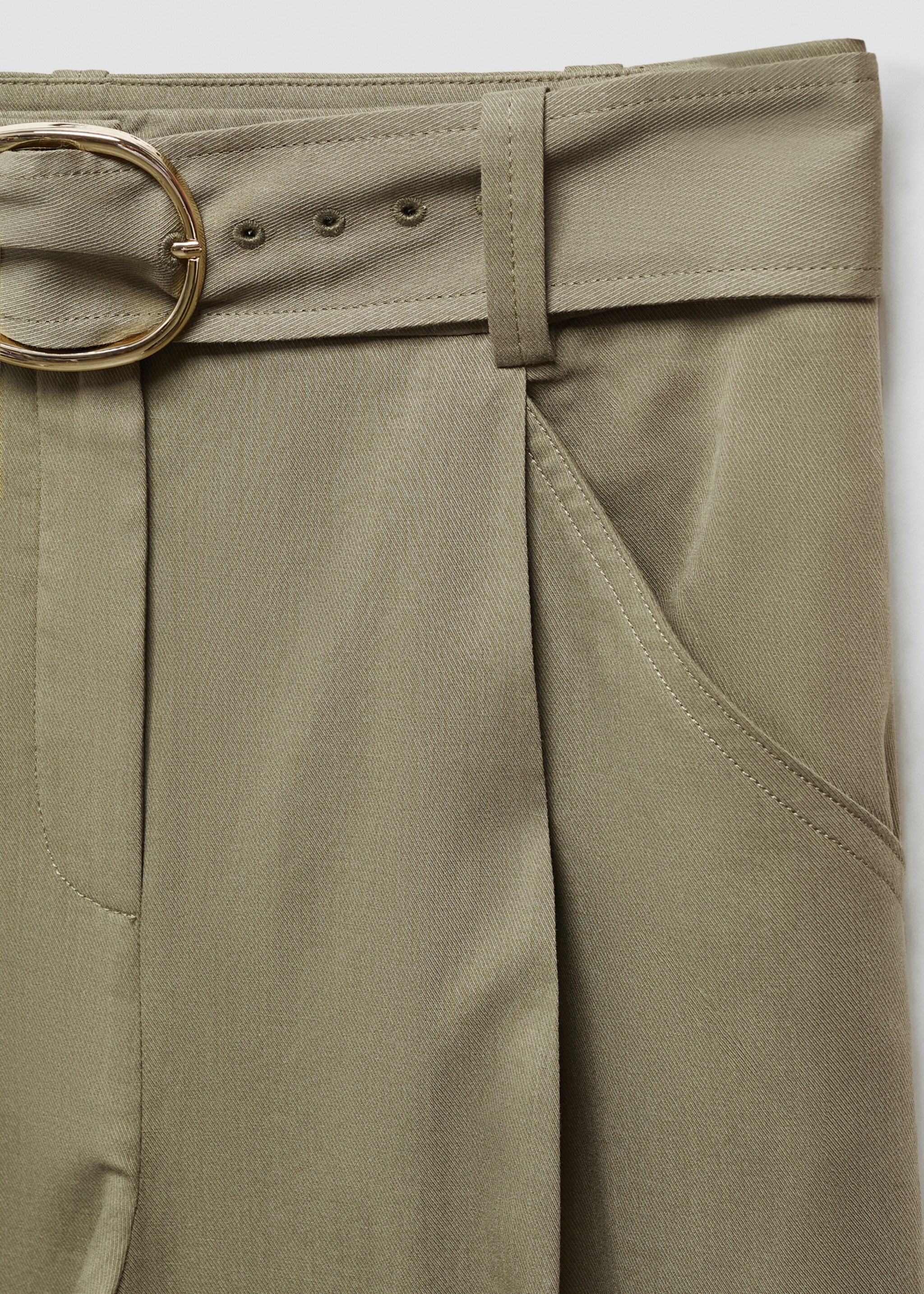 Wideleg-Hose mit Gürtel - Detail des Artikels 8