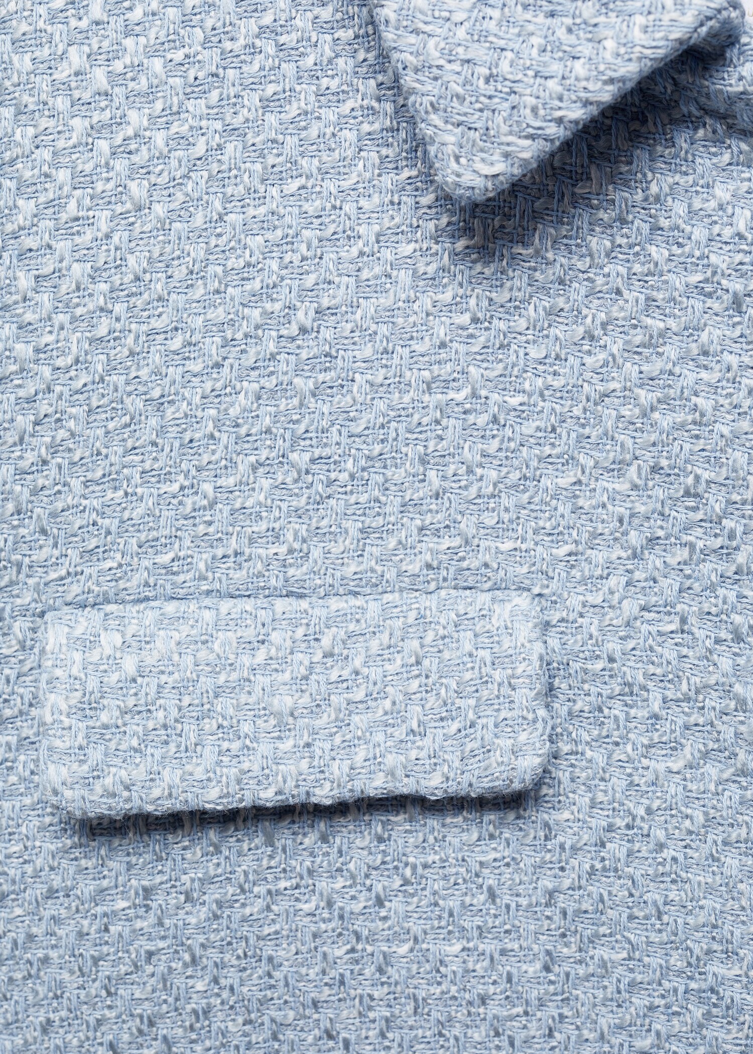 Chaqueta crop tweed bolsillos - Detalle del artículo 8