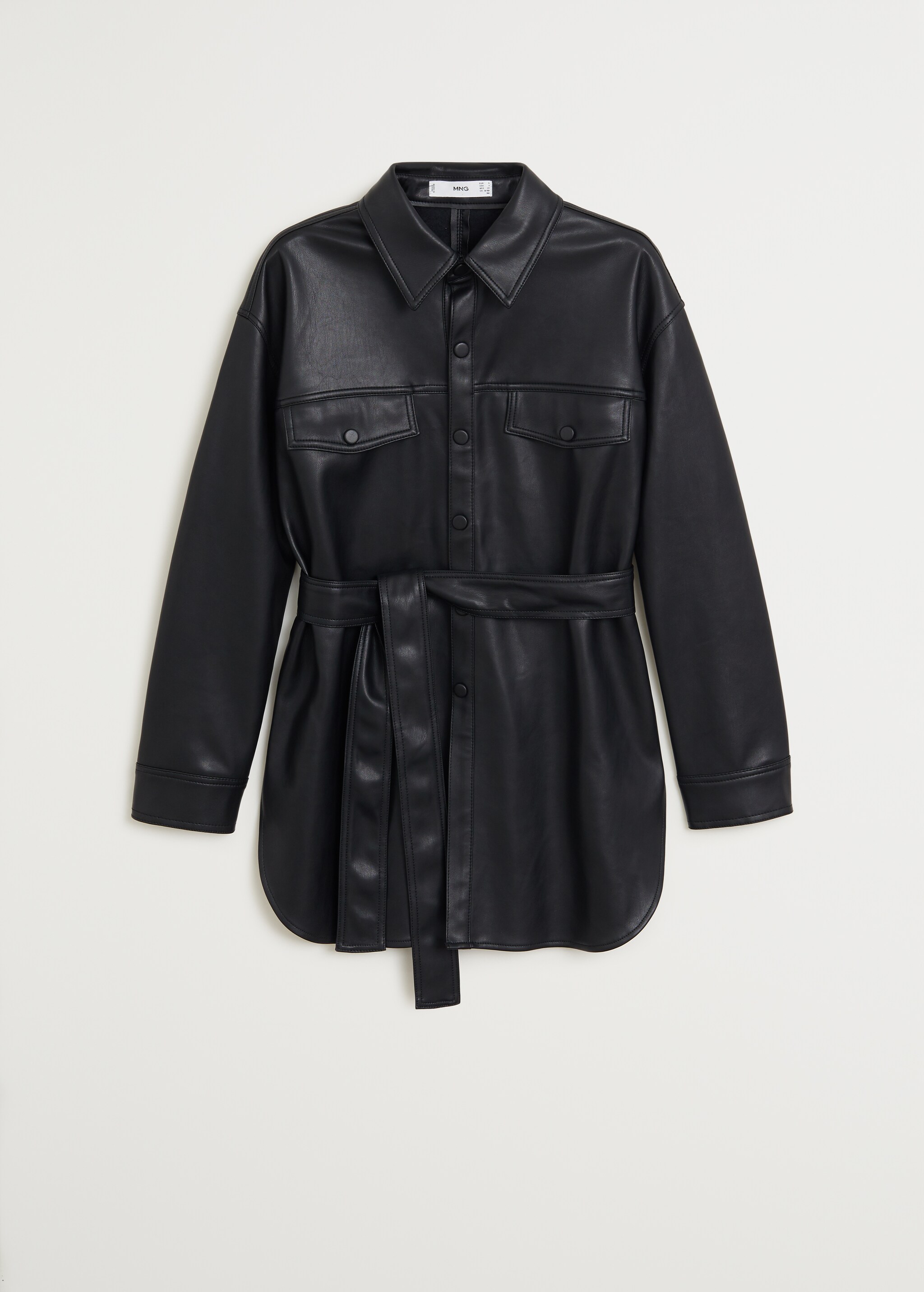 Chaqueta larga cinturón - Artículo sin modelo