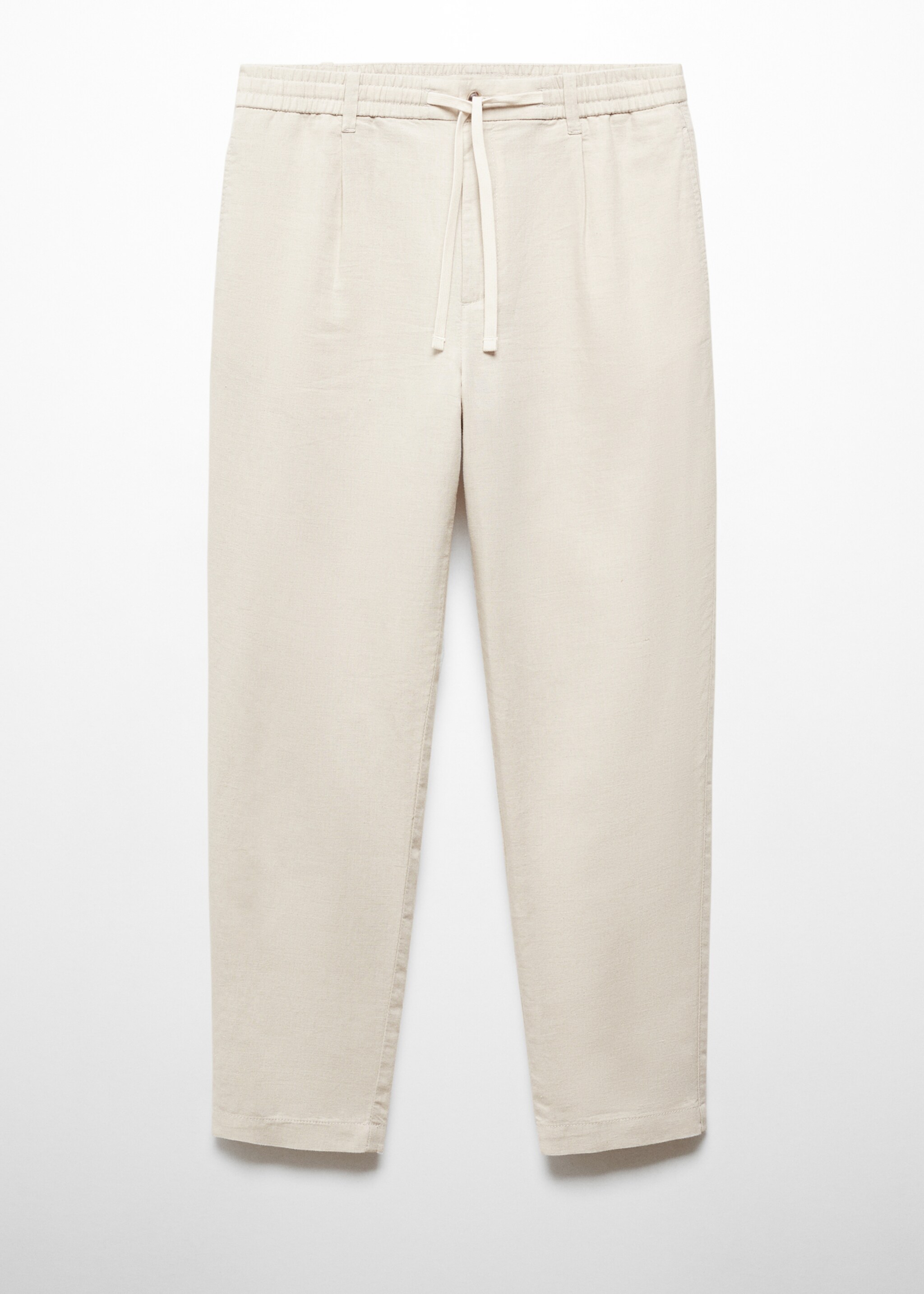 Slim Fit-Leinenhose mit Kordel - Artikel ohne Model