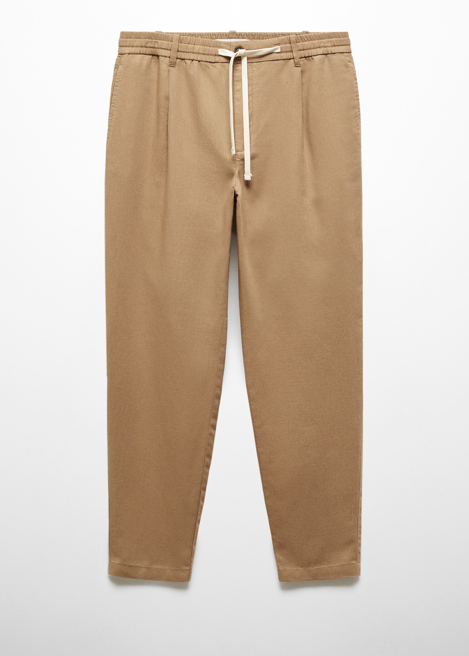 Slim-fit trousers with drawstring - Article without model