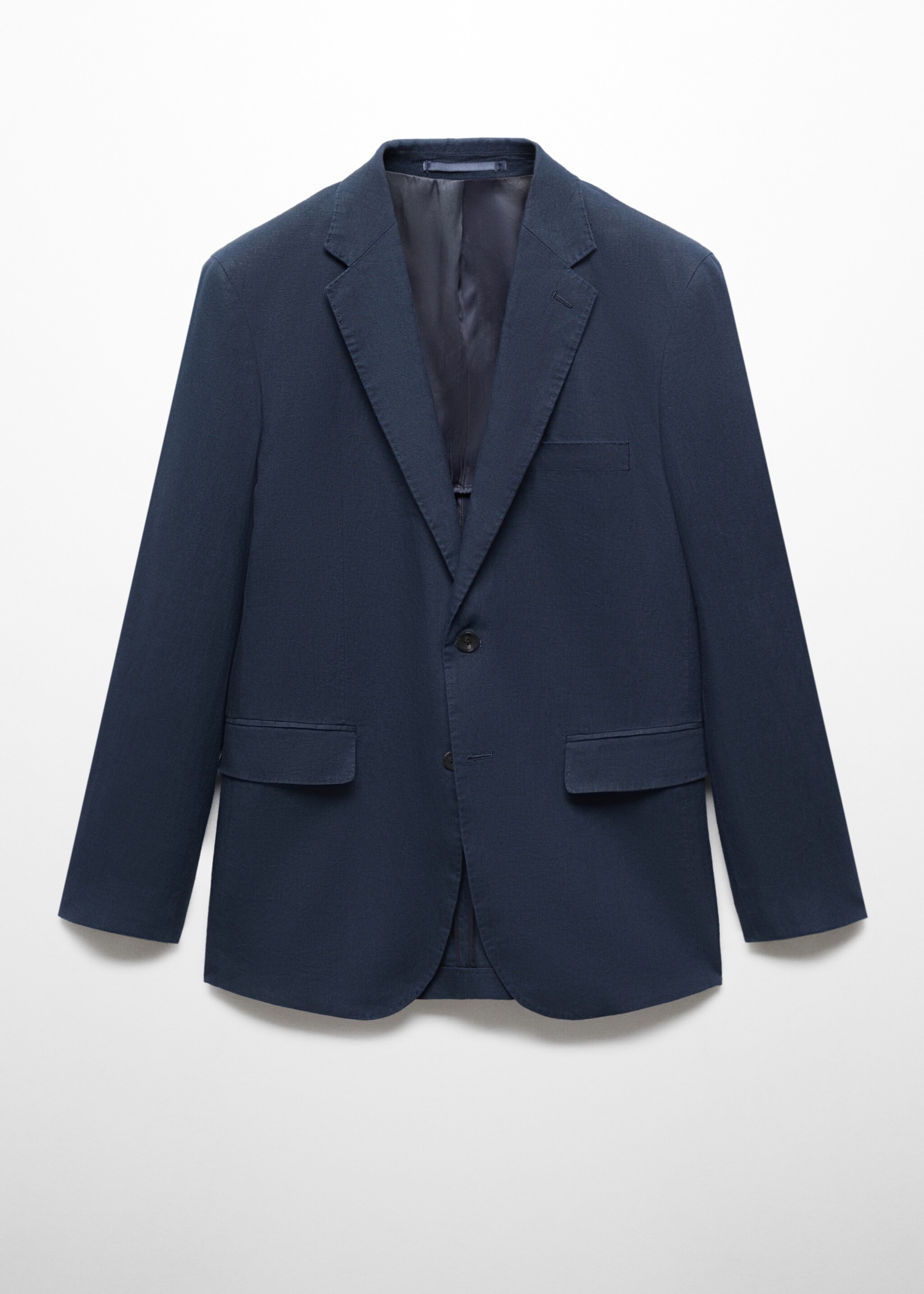 100% linen slim-fit suit jacket - Article without model
