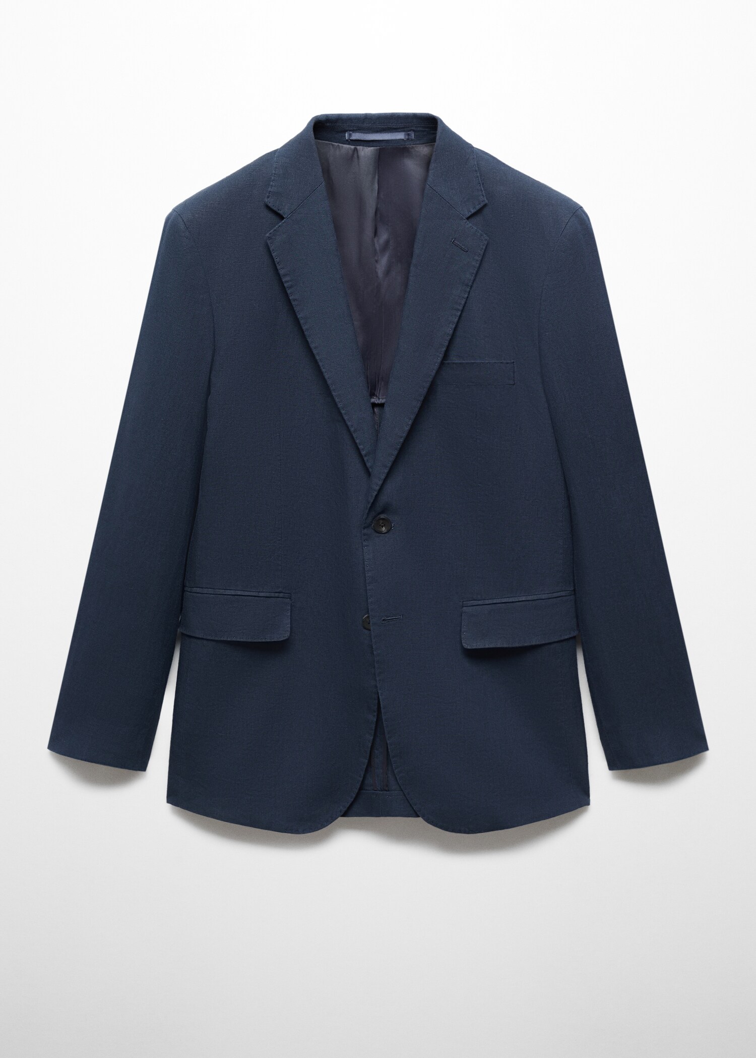 100% linen slim-fit suit jacket - Article without model