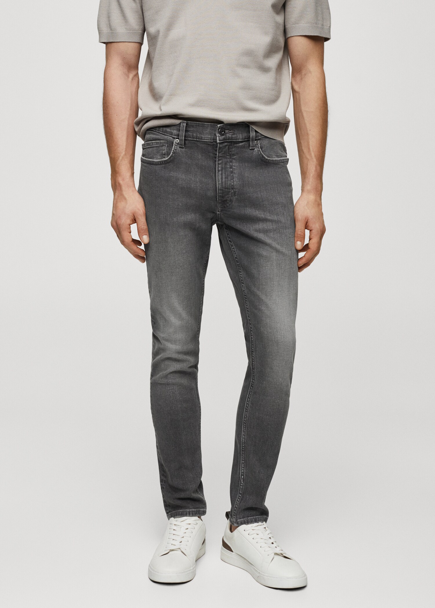 Skinny Fit-Jeans - Mittlere Ansicht