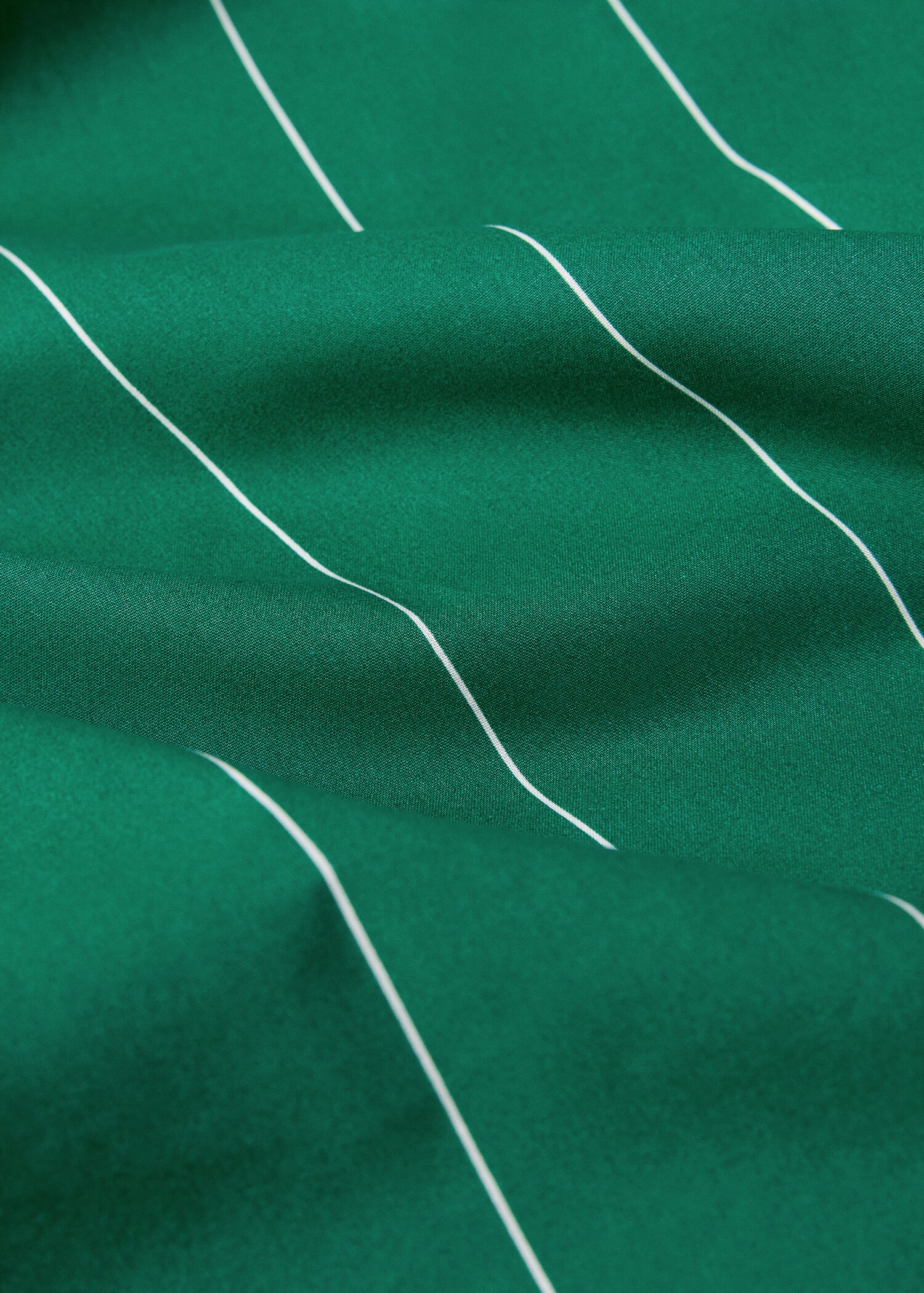 Striped printed cotton duvet cover for king bed - Details of the article 2