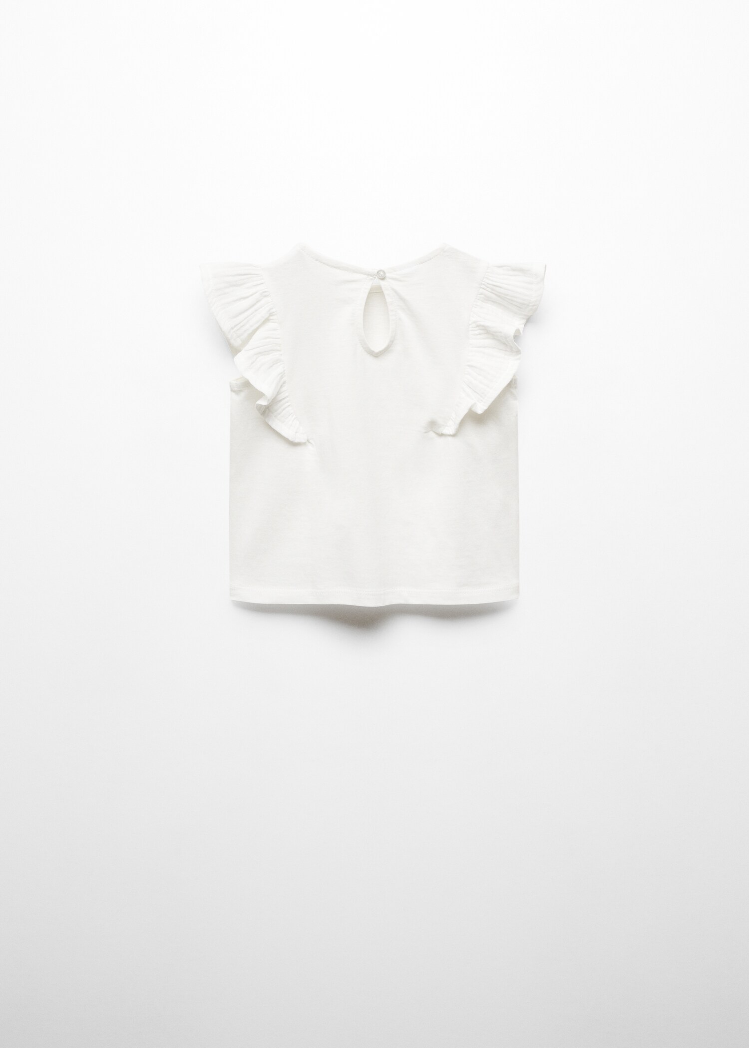 T-shirt volants manches courtes - Verso de l’article