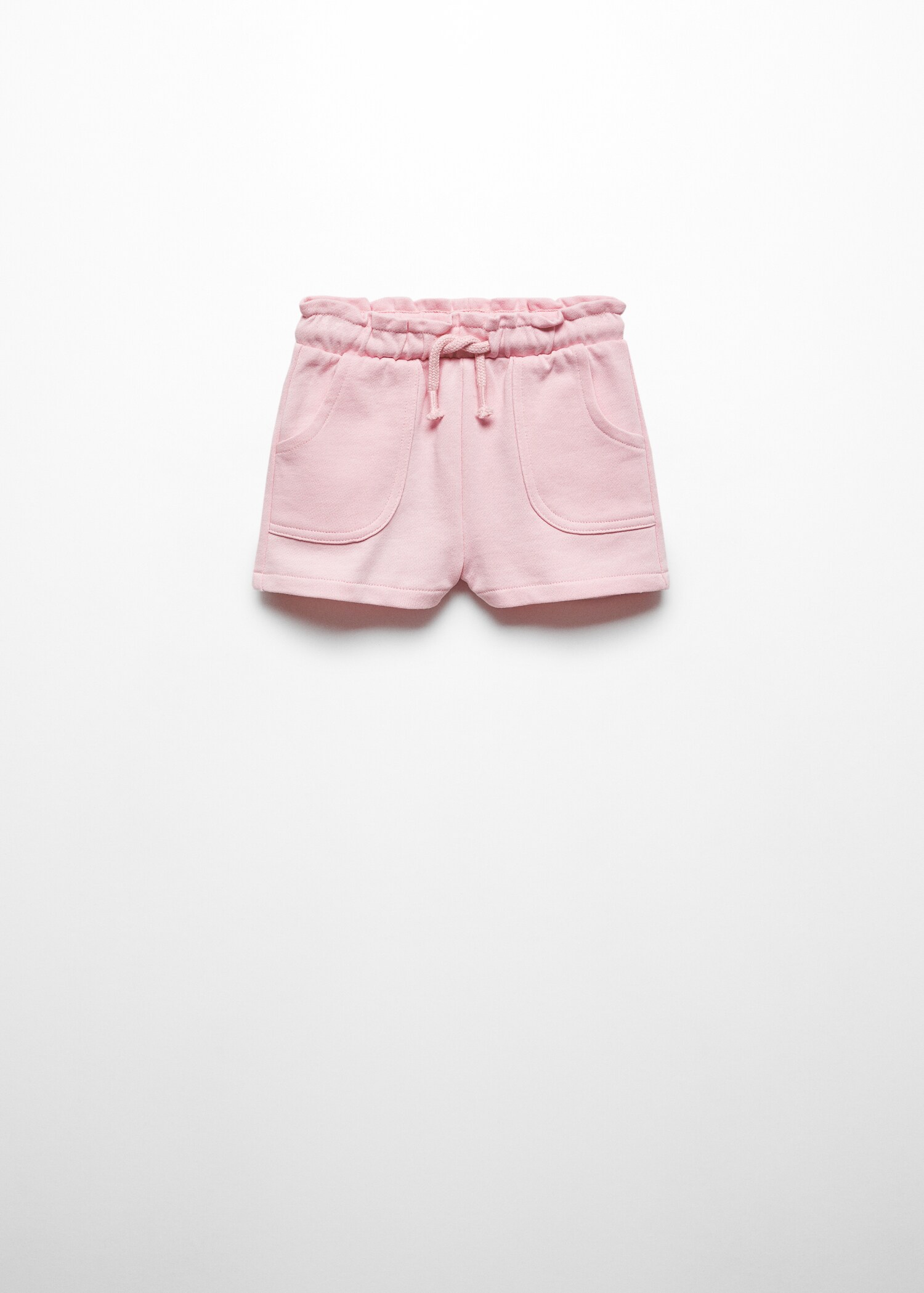 Cotton drawstring waist shorts - Article without model