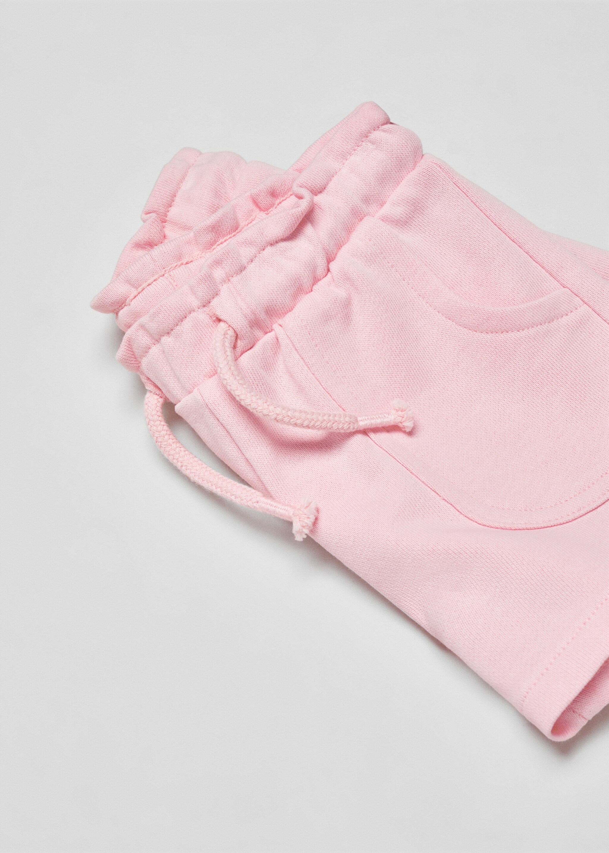 Short coton taille élastique - Détail de l'article 0, Rose. Ref: 67036012-00.